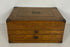Antique Light Wooden Silverware Box w/ Drawer on Bottom