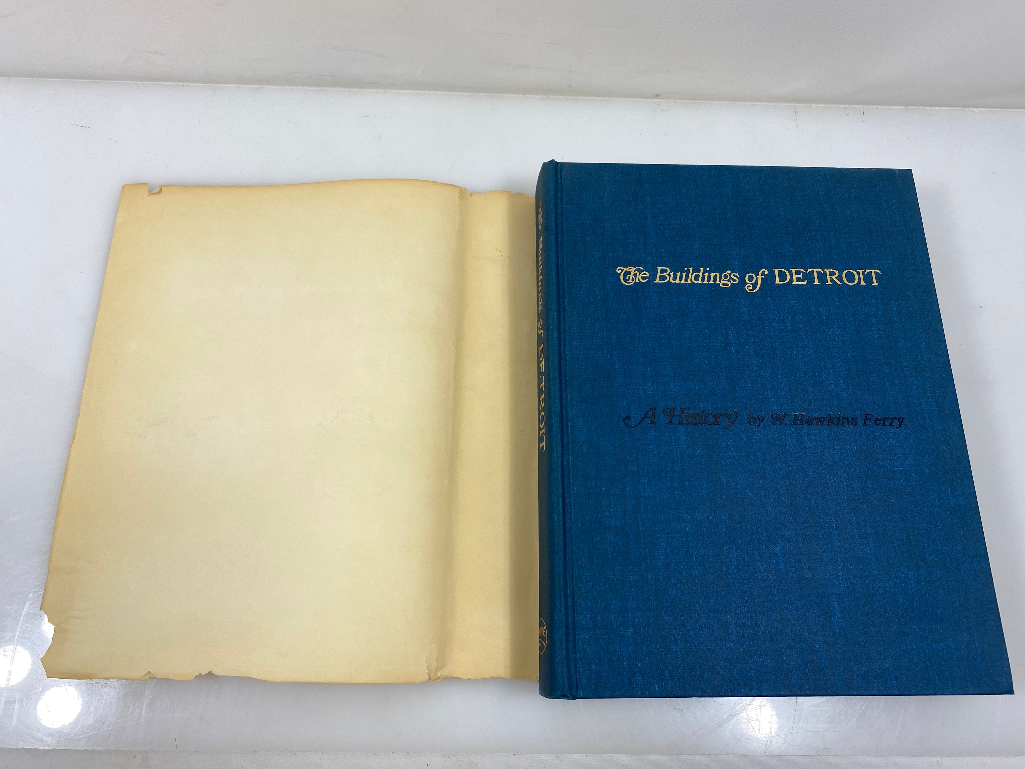 The Buildings of Detroit by Ferry Wayne State University Press 1968 HCDJ