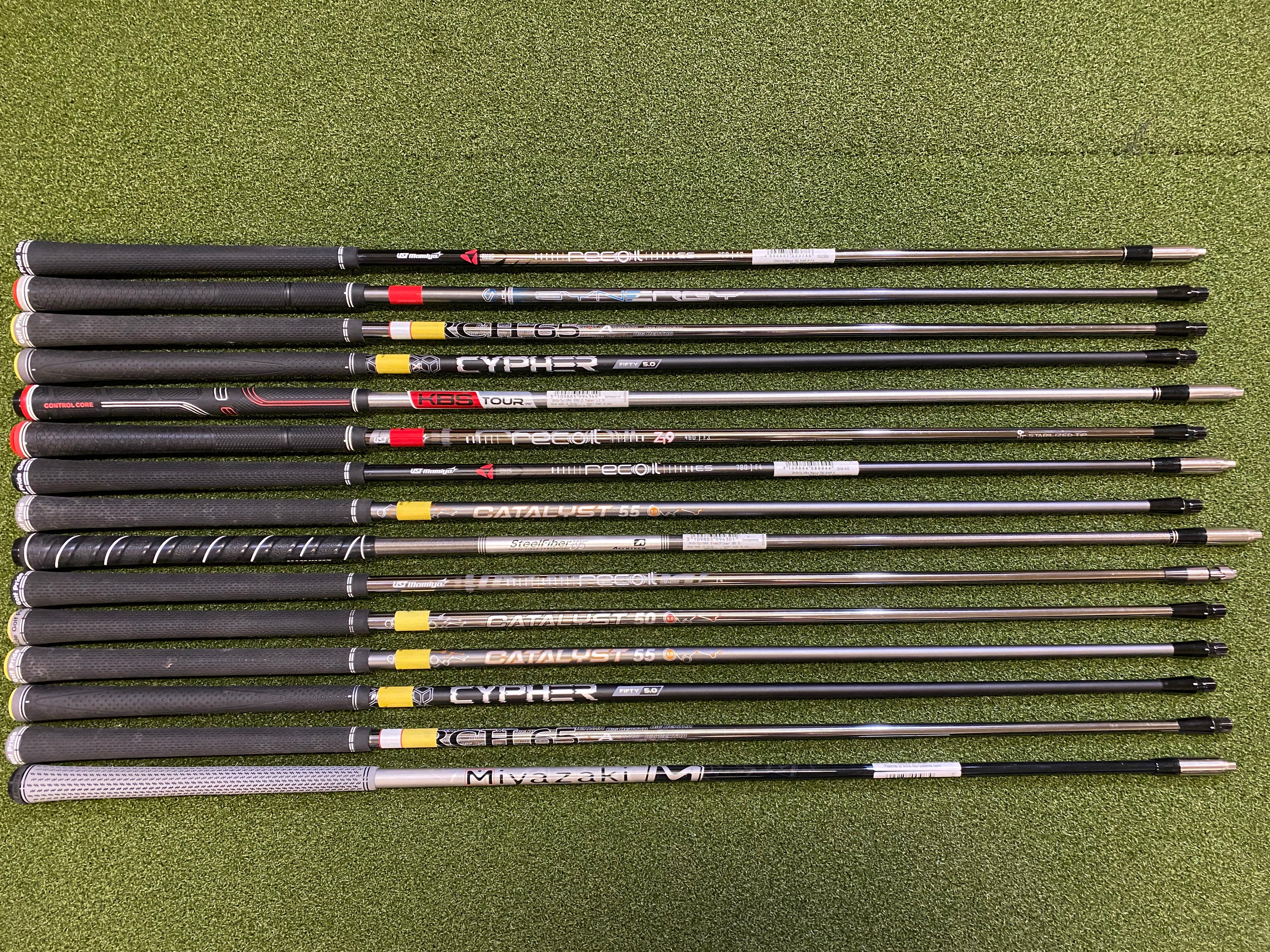 Mixed Lot of 15 Assorted Iron Golf Shafts #1