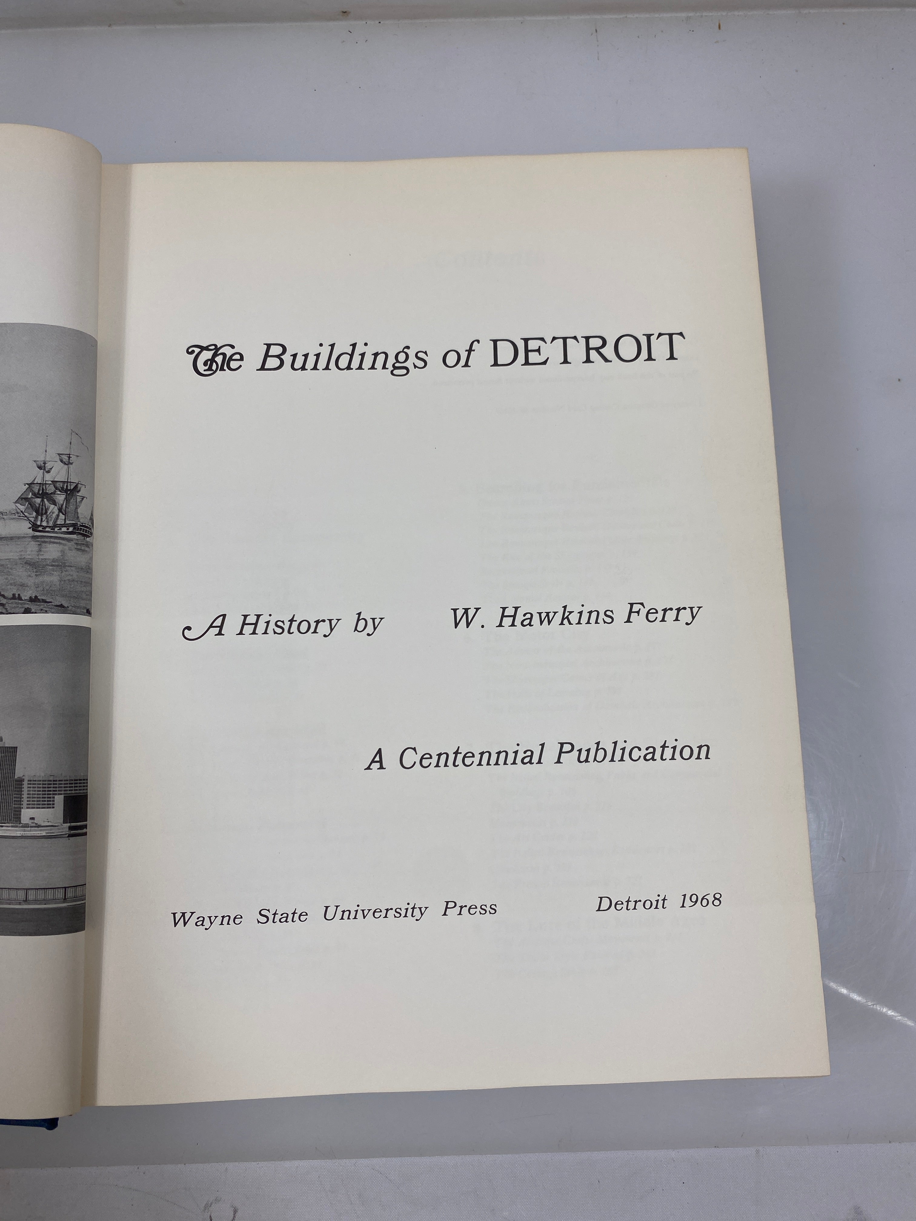 The Buildings of Detroit by Ferry Wayne State University Press 1968 HCDJ