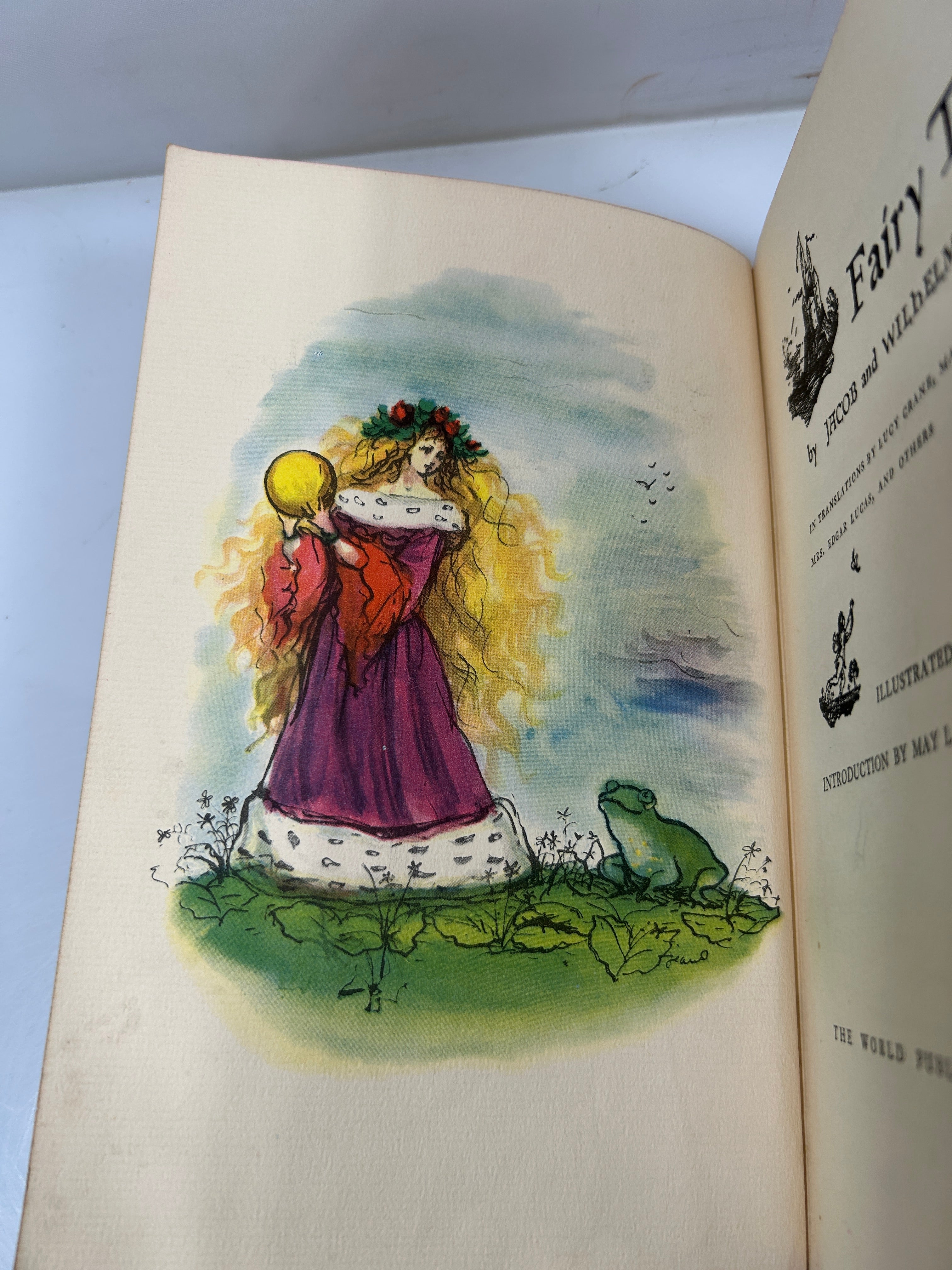 Fairy Tales by the Bros Grimm World Publishing Press/Rainbow Classics 1947 HC