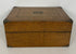 Antique Light Wooden Silverware Box w/ Drawer on Bottom