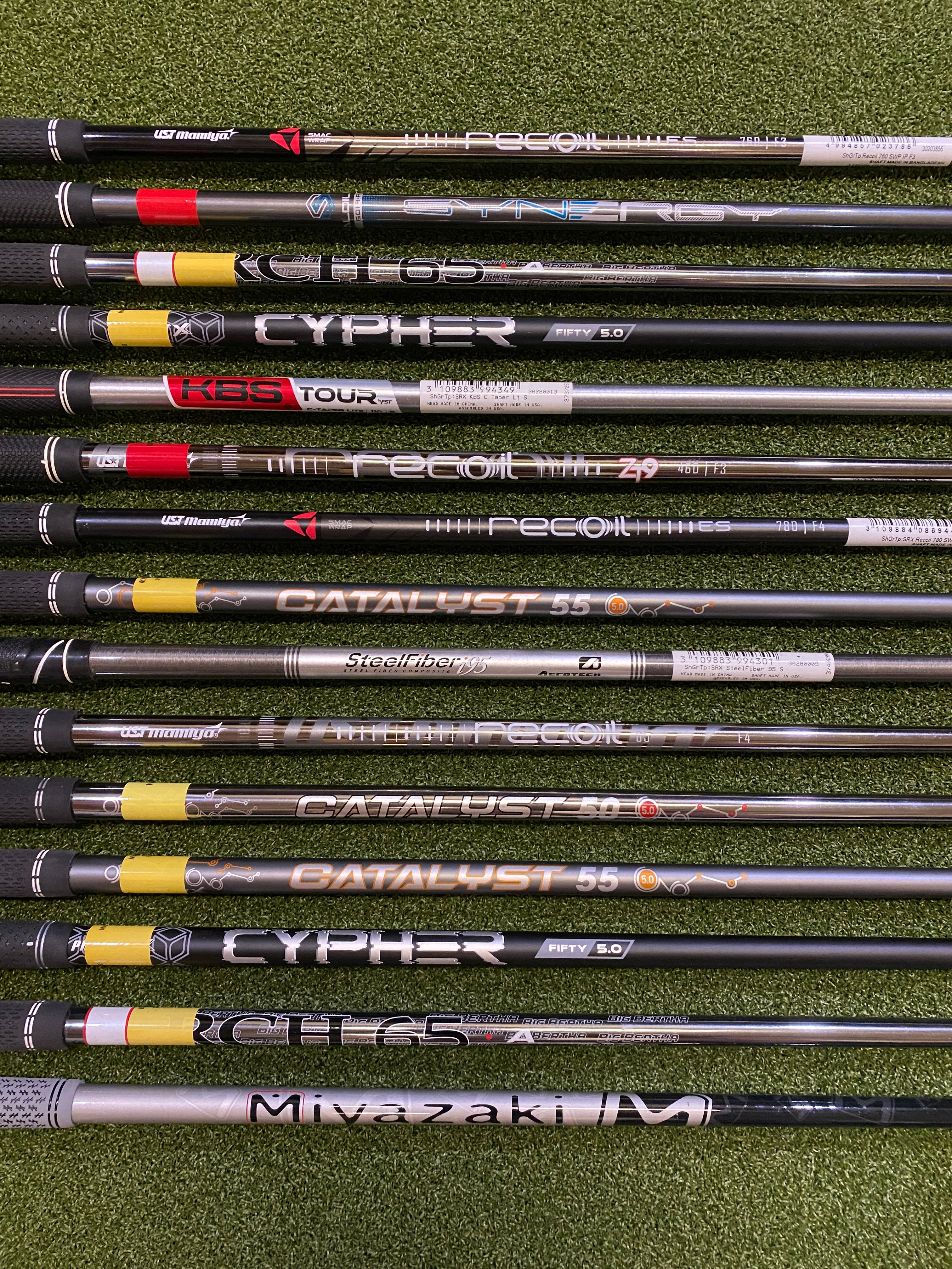 Mixed Lot of 15 Assorted Iron Golf Shafts #1