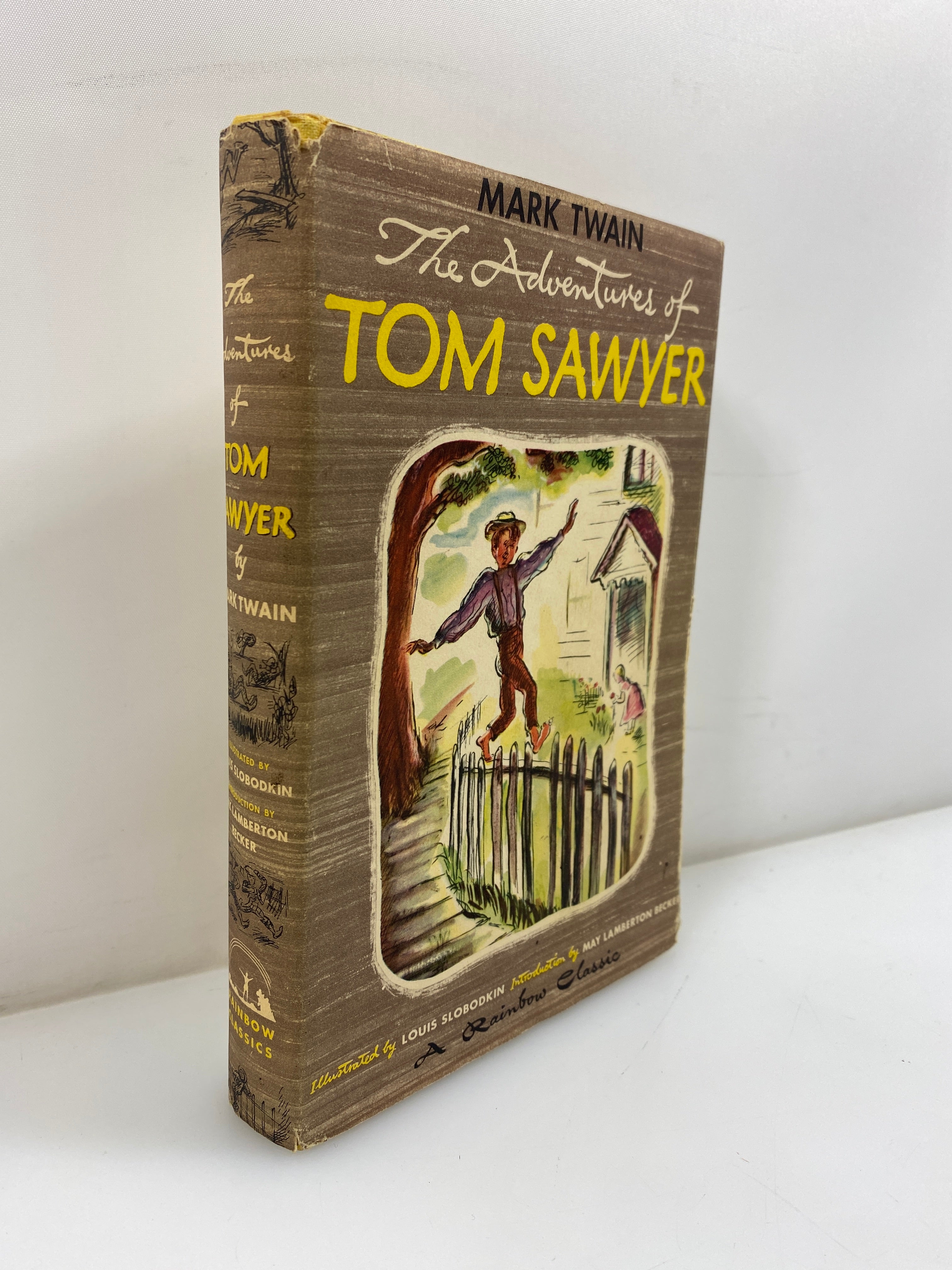 Rainbow Classic The Adventures of Tom Sawyer Twain 1946 HCDJ