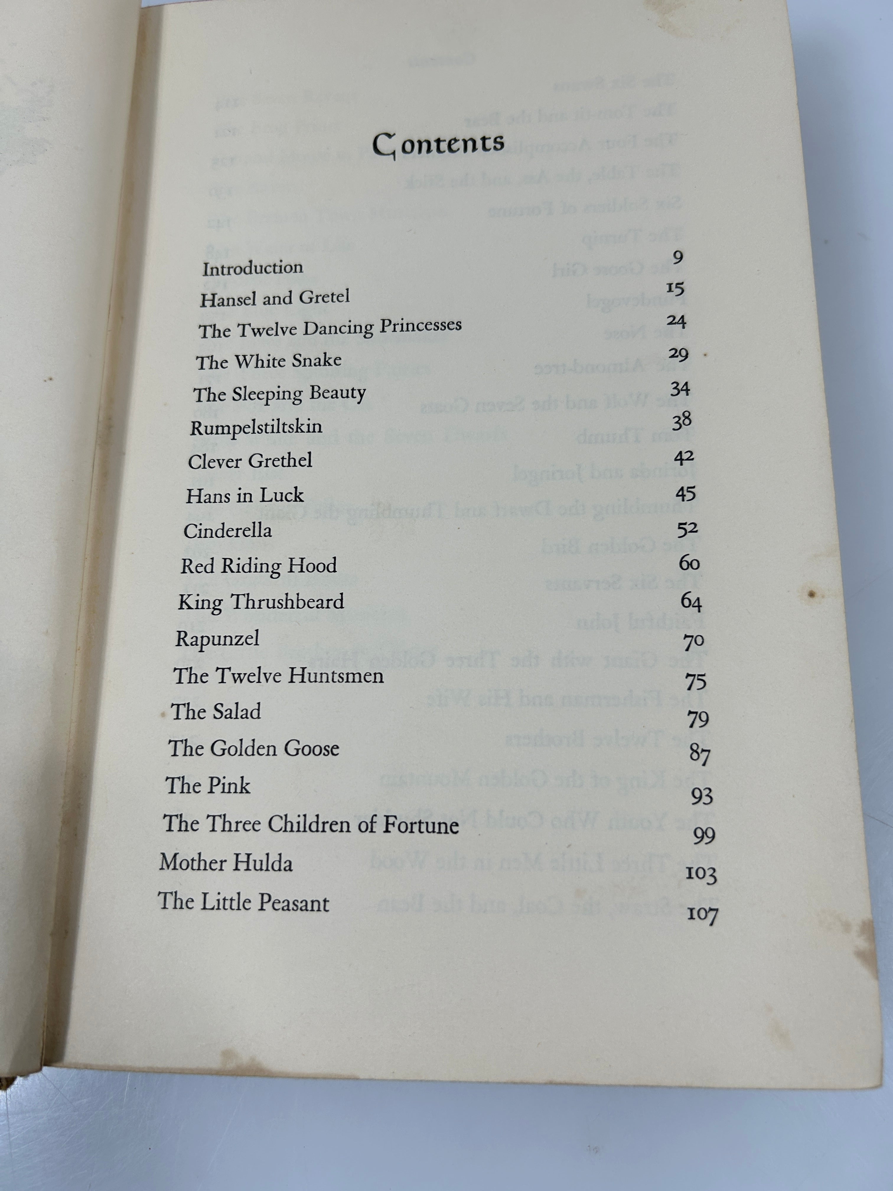 Fairy Tales by the Bros Grimm World Publishing Press/Rainbow Classics 1947 HC