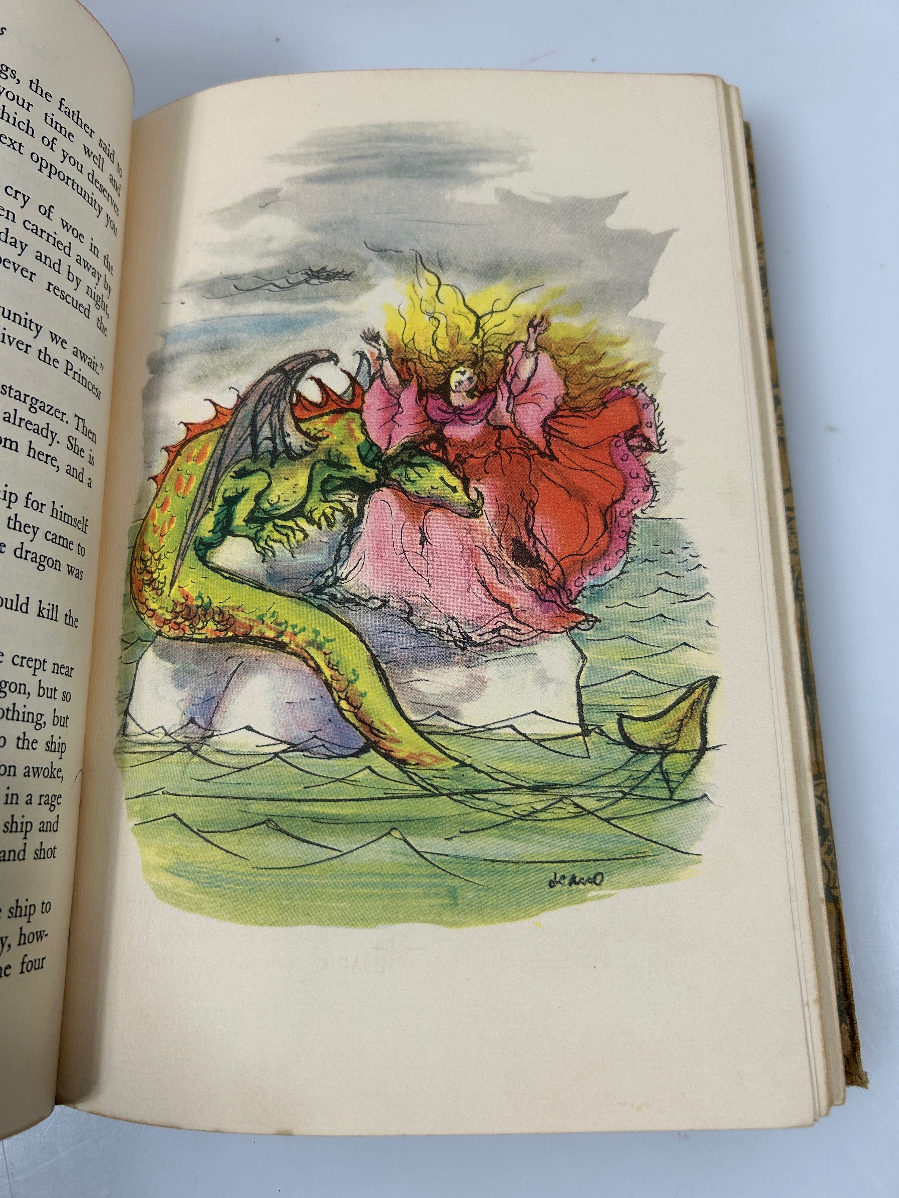 Fairy Tales by the Bros Grimm World Publishing Press/Rainbow Classics 1947 HC