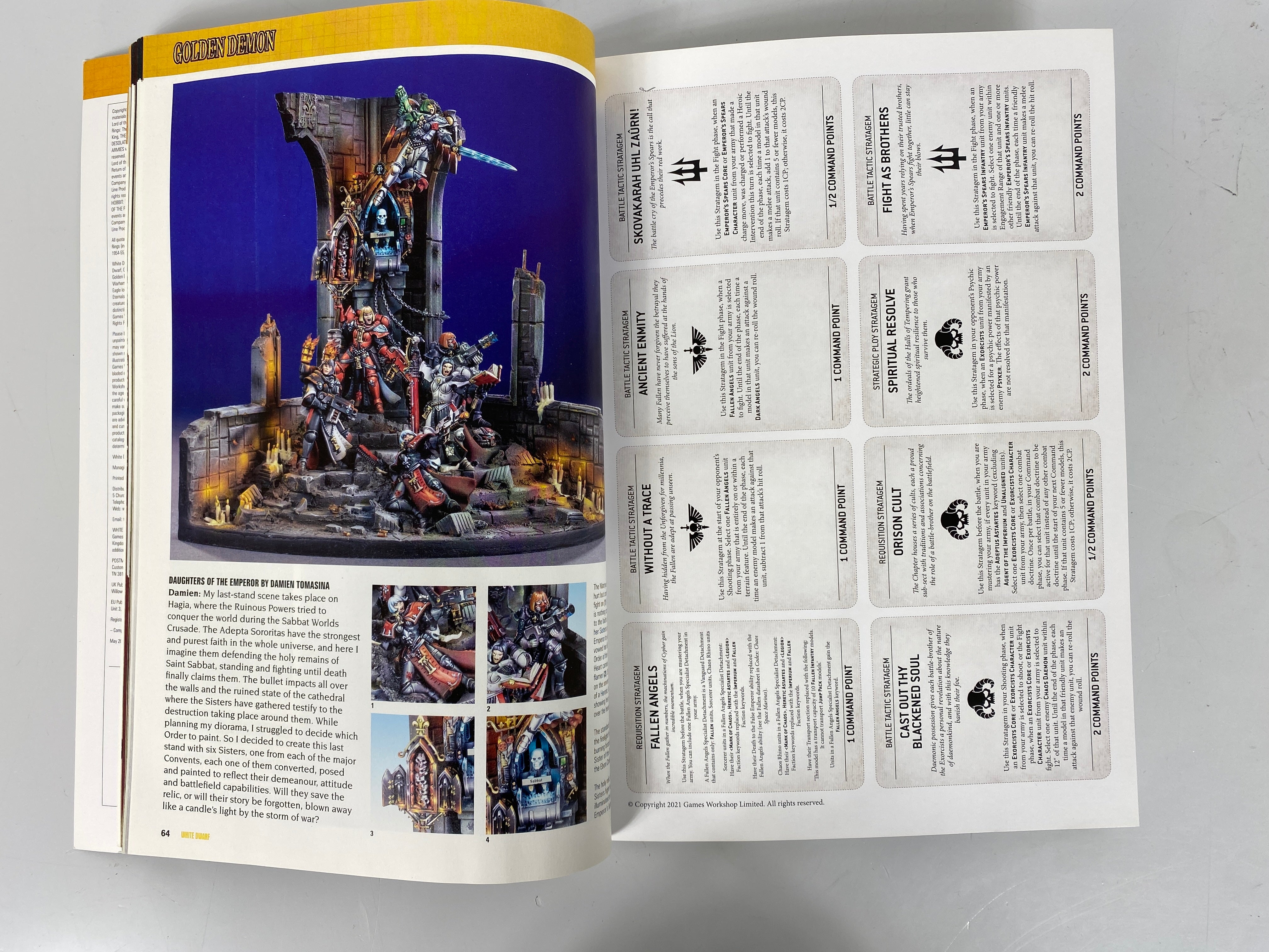 White Dwarf Magazine Warhammer Issues 464, 472