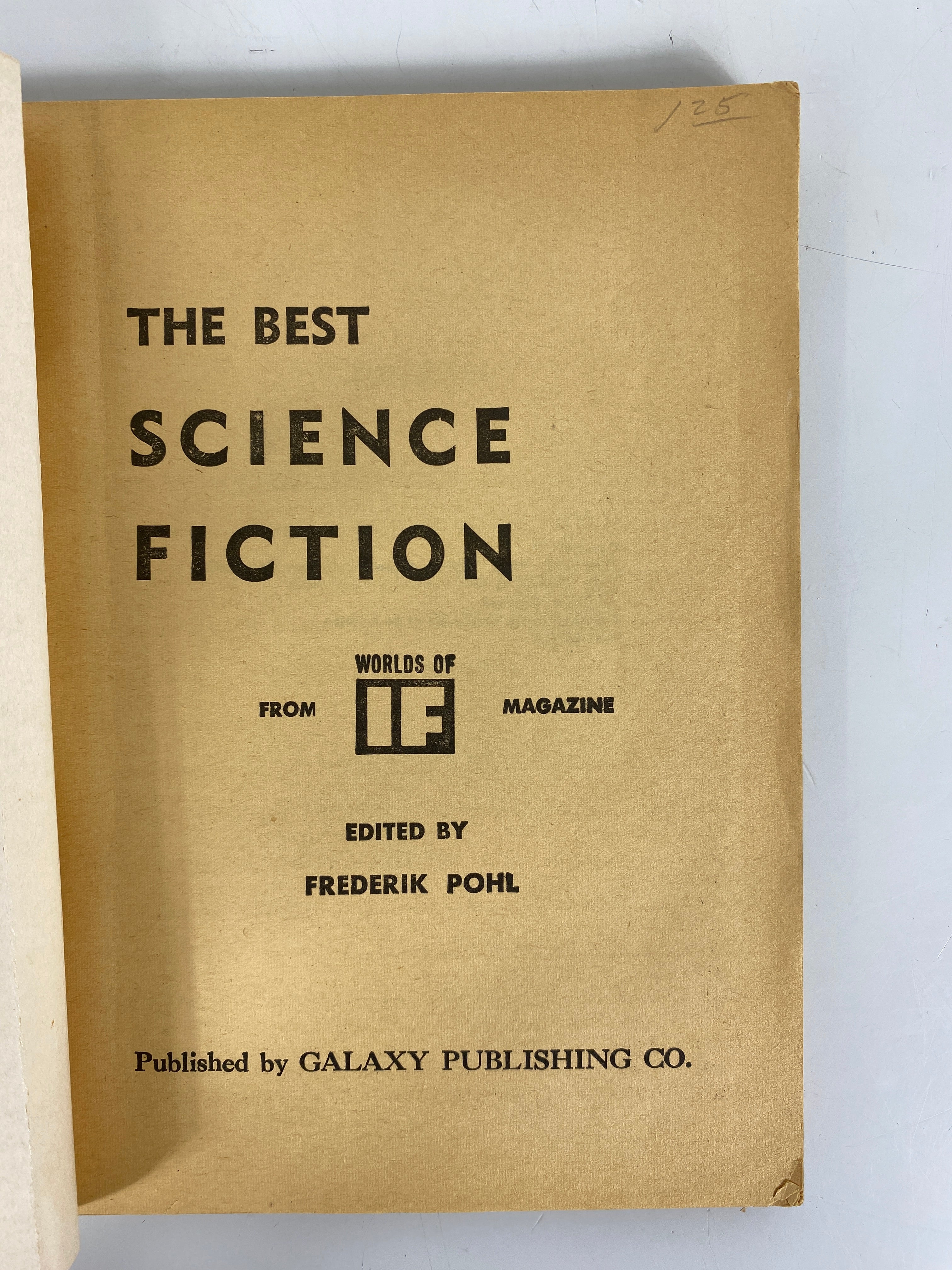 The Best Science Fiction From Worlds of If Magazine No. 1 1964