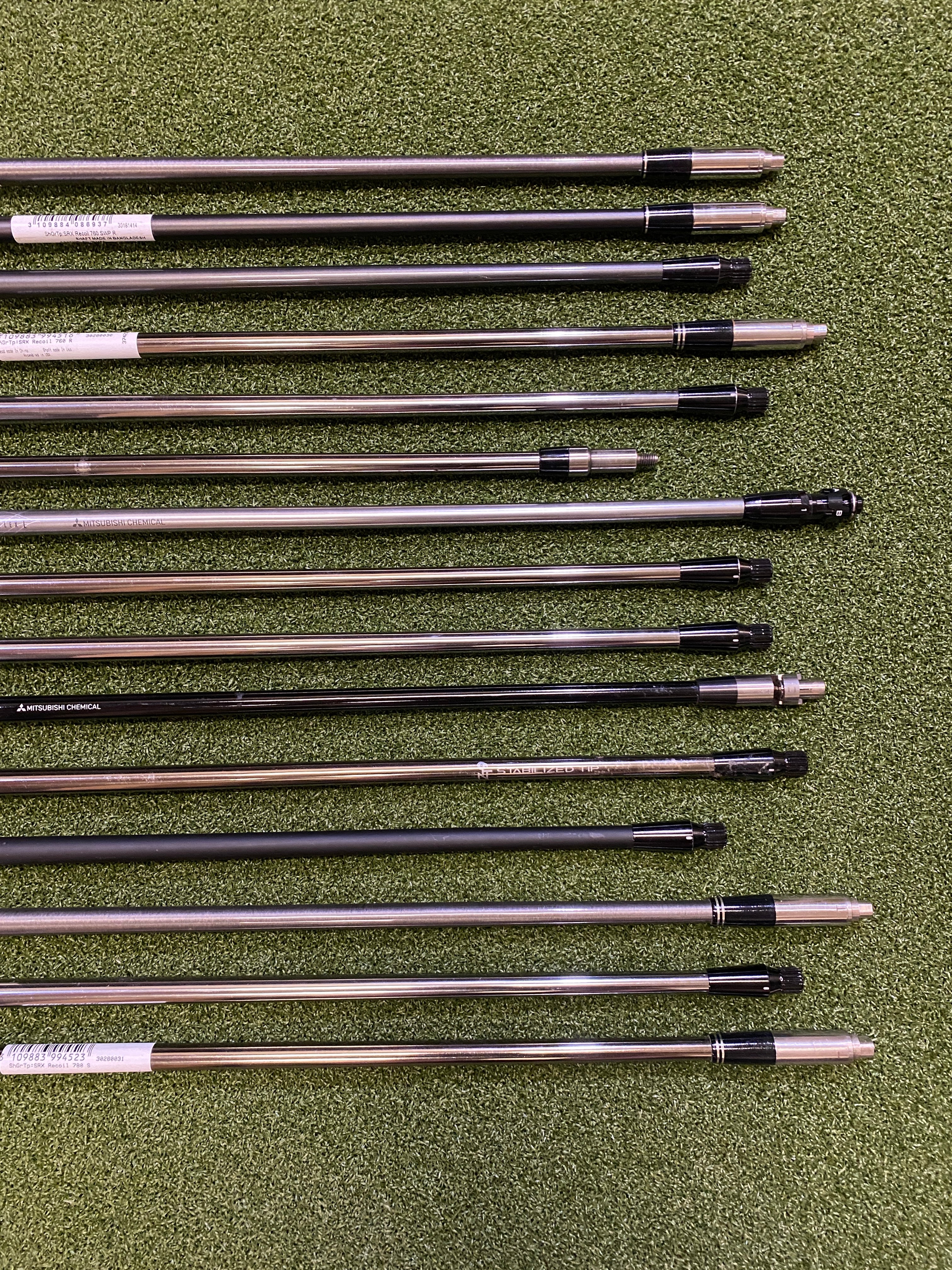 Mixed Lot of 15 Assorted Iron Golf Shafts #3