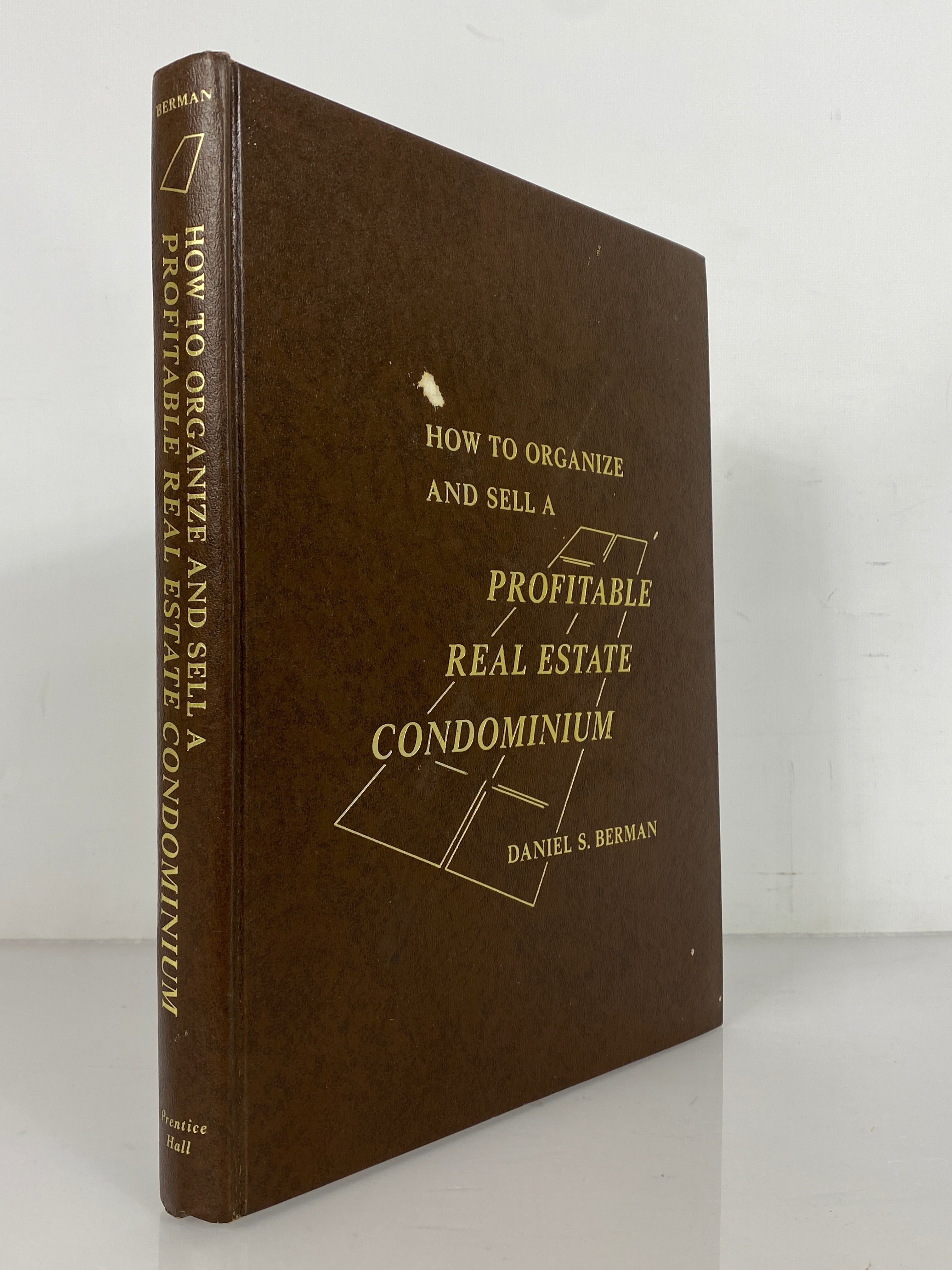 How to Organize & Sell a Profitable Real Estate Condo by Berman 1969 HC