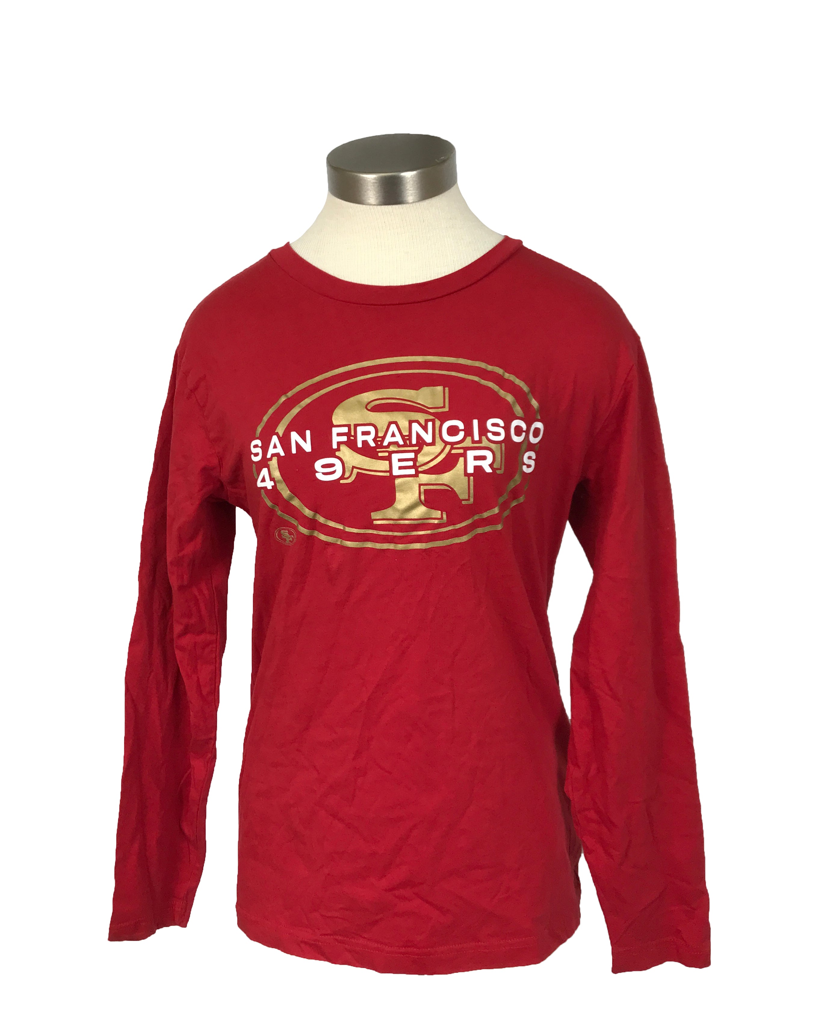 San Francisco 49ers Red Long Sleeve Shirt Men's Size M