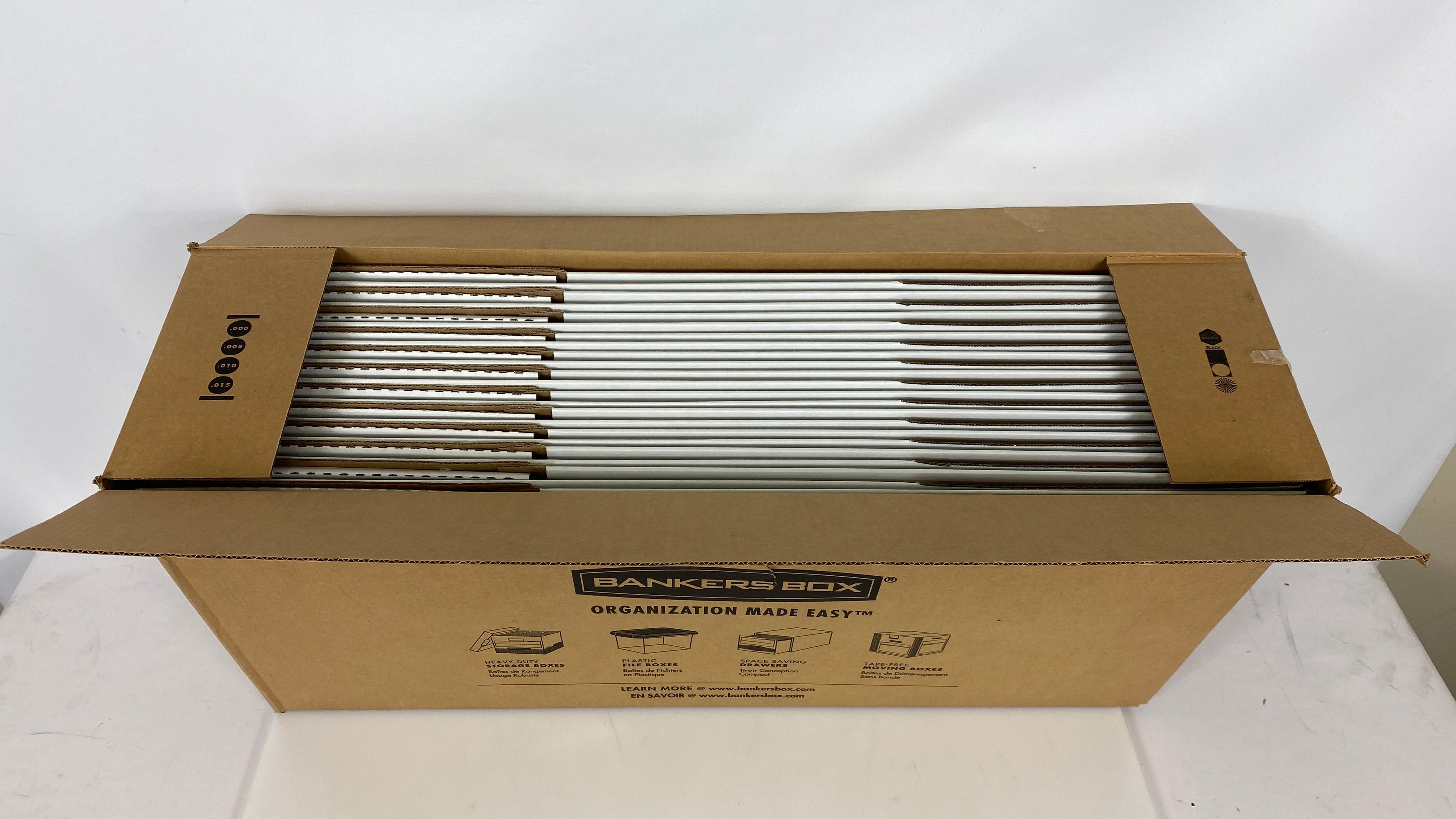 Bankers Box #00704 12 Pack Corrugated Organization Boxes