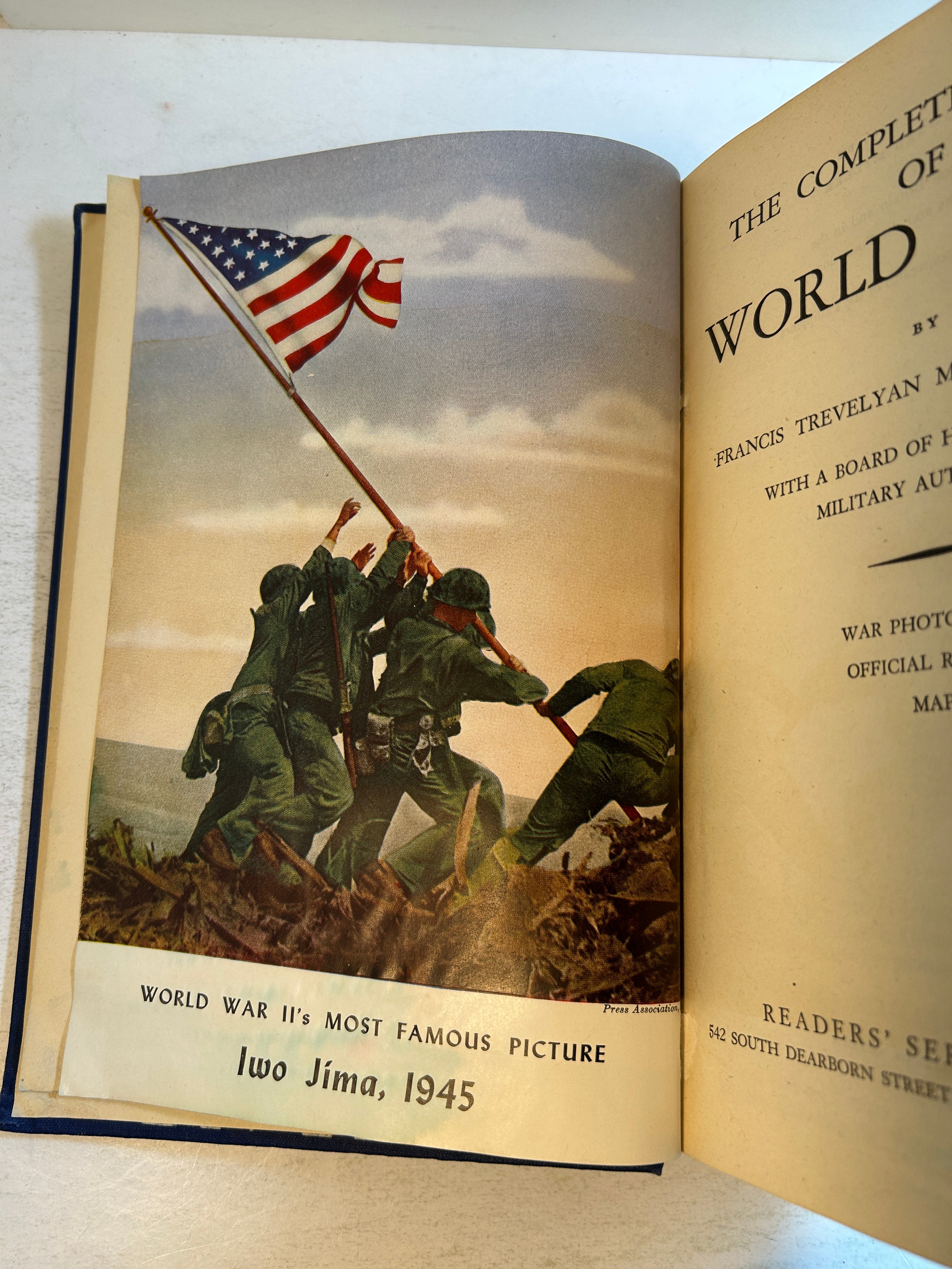 The Complete History of World War II by Francis T Miller 1945 HC