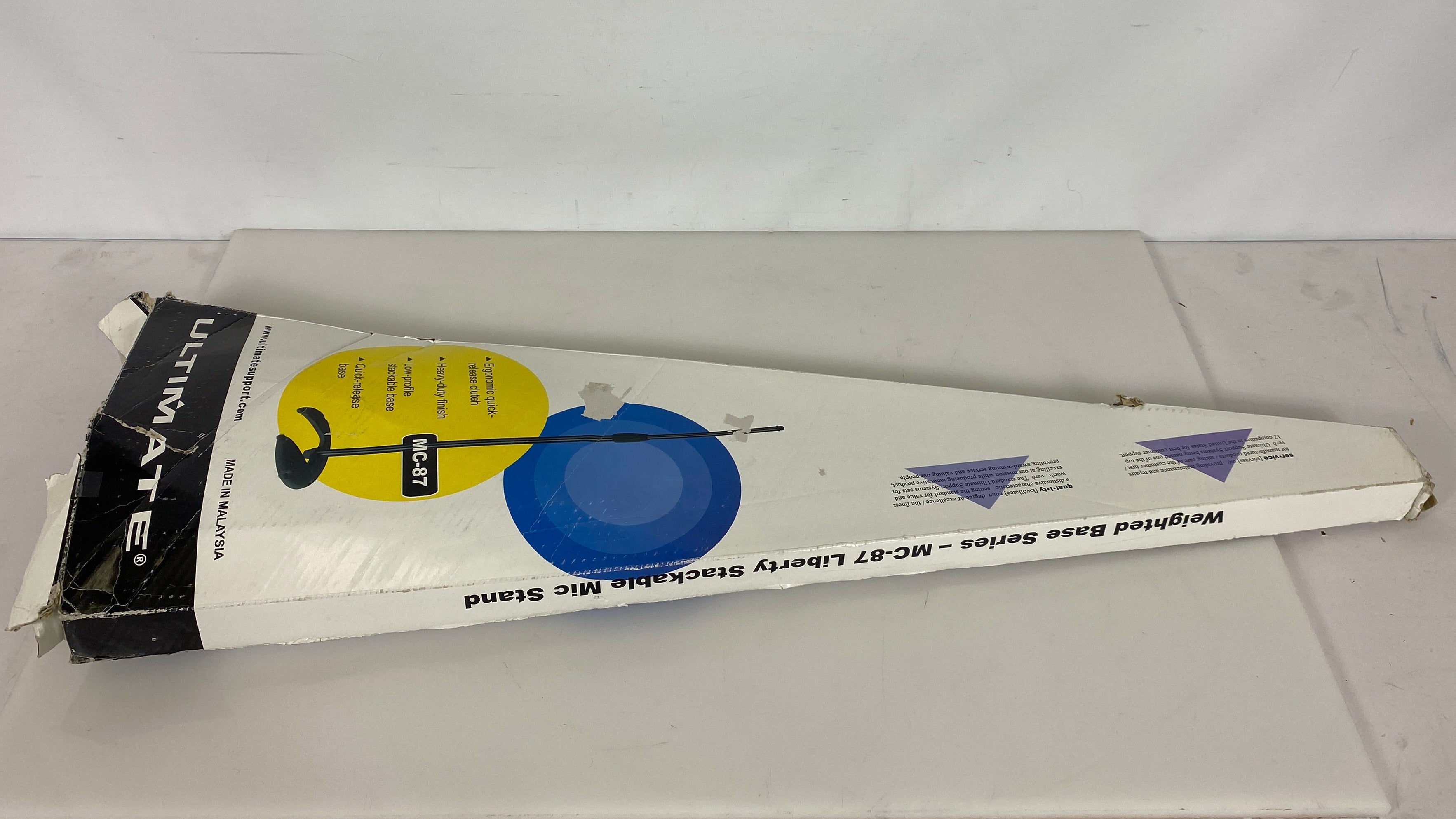 Ultimate Support #MC-87 Black Microphone Stand