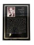 John Benington Head Coach Plaque