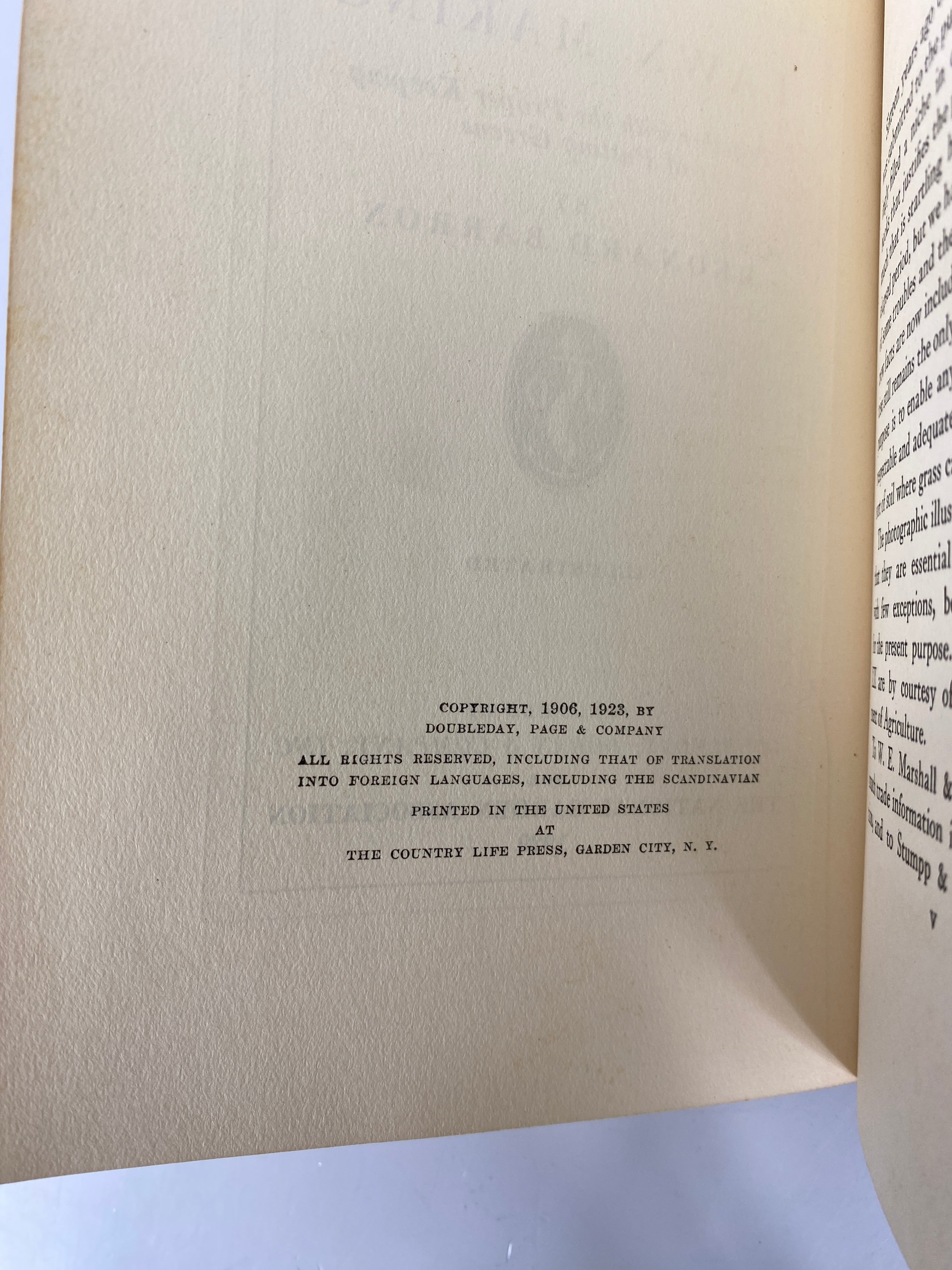 Lawn Making Keeping of Putting Greens Leonard Barron 1929 HC DJ