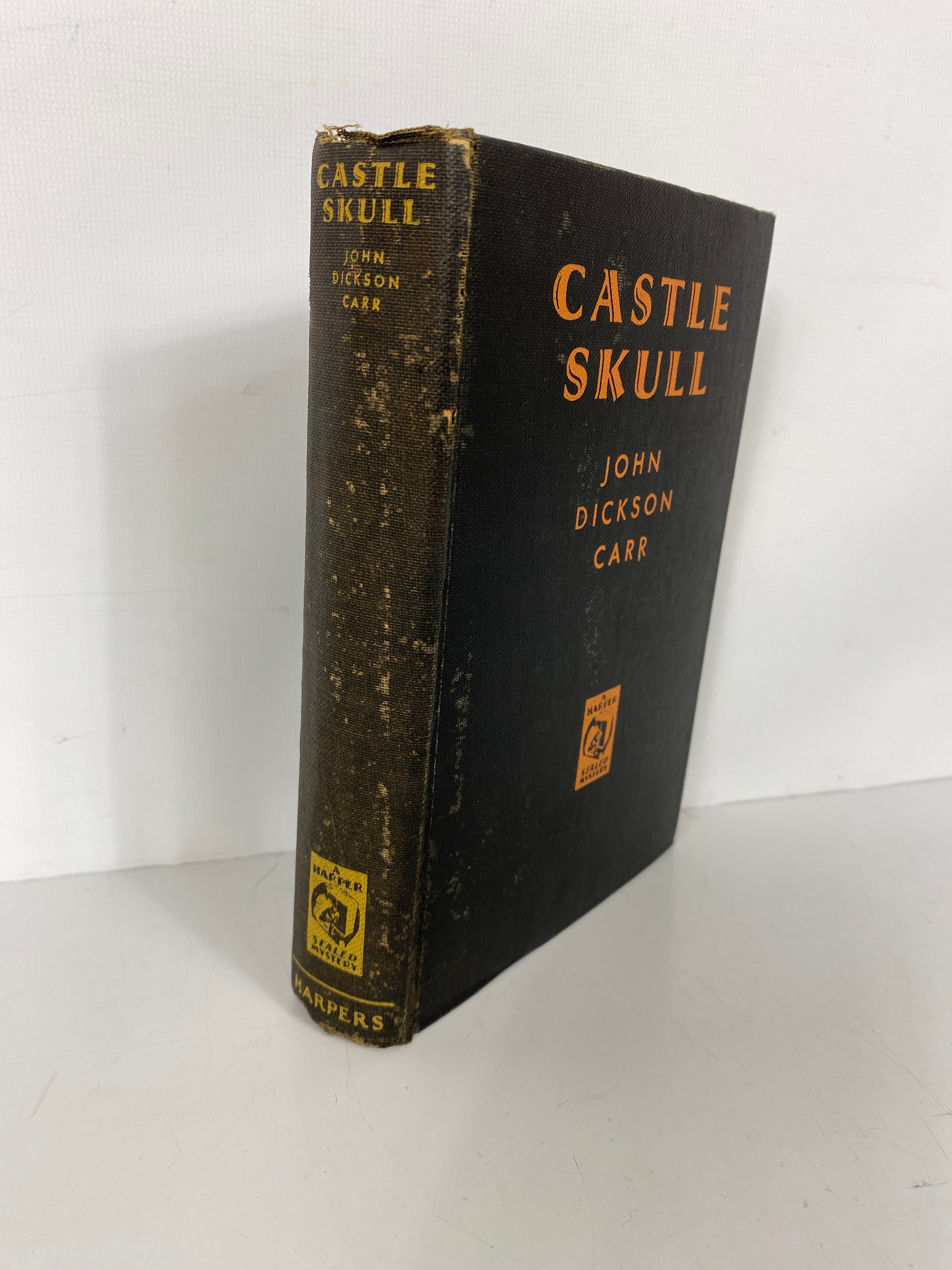 Castle Skull John Dickson Carr 1931 First Edition HC Harper Sealed Mystery