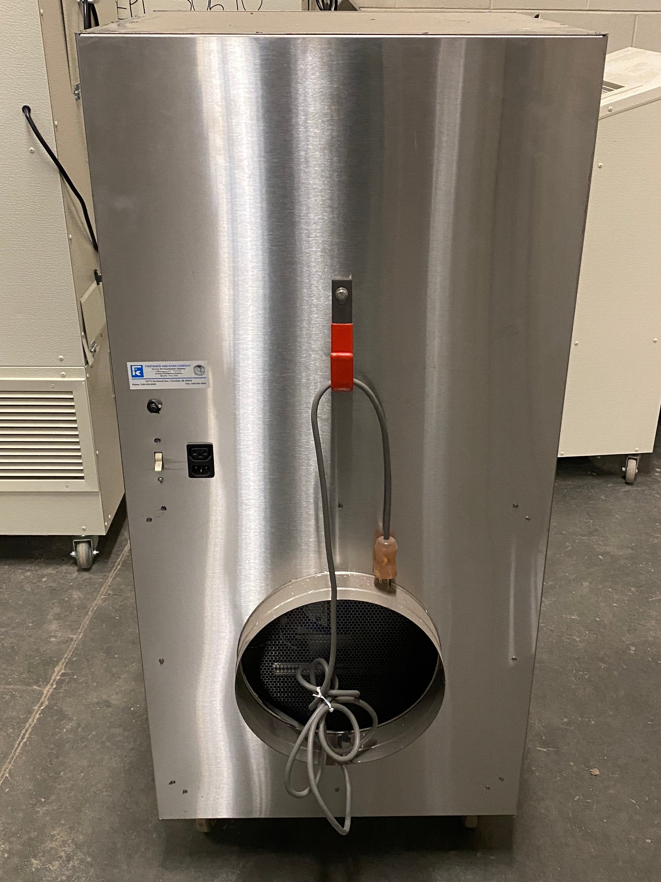 Fontanesi and Kann Co. Stainless Steel Industrial Air Purifier