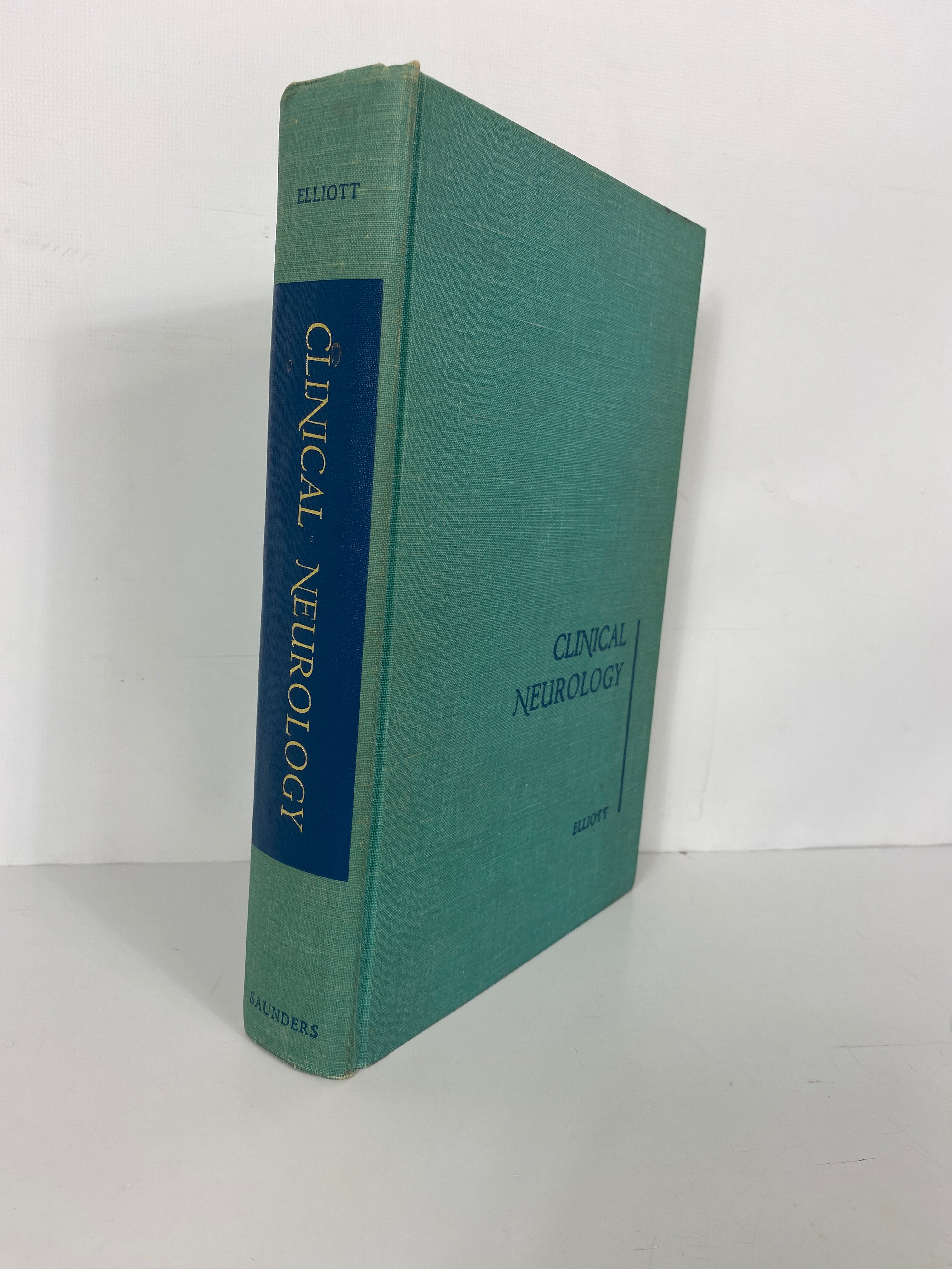 Clinical Neurology by Frank Elliott 1966 Reprint HC