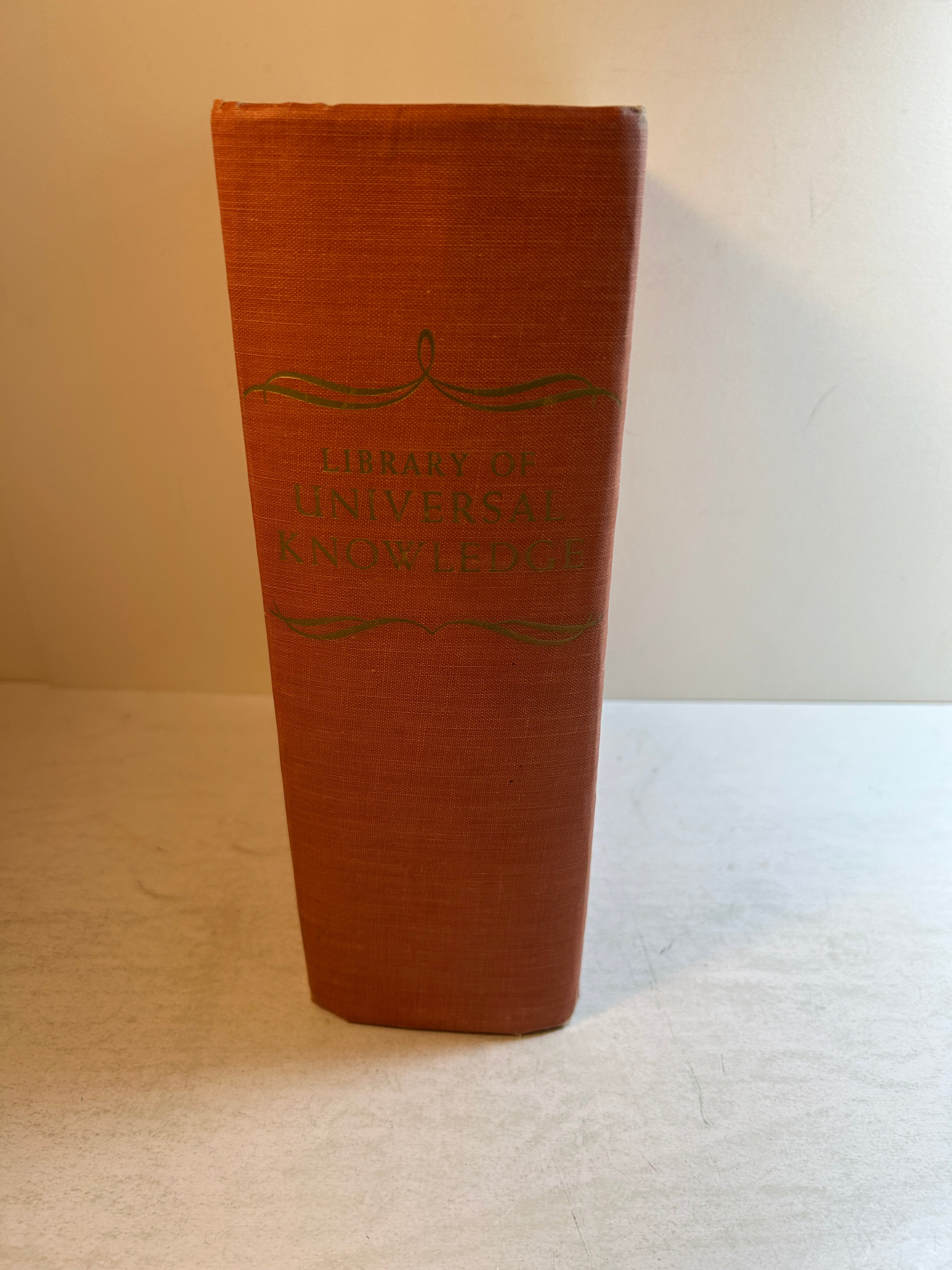 Library of Universal Knowledge Franklin J. Meine Consolidated Book Pub 1956
