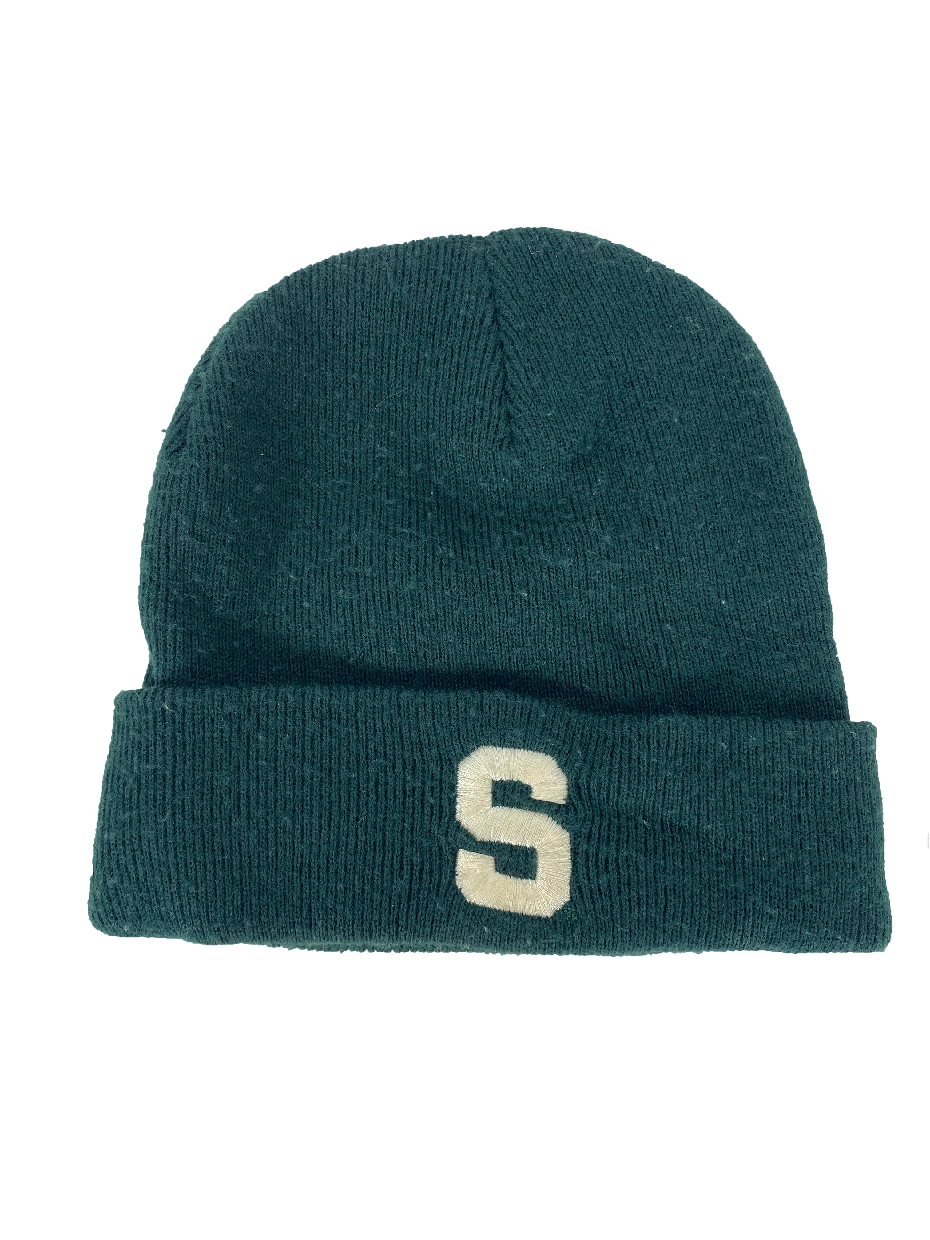 Green Michigan State Beanie