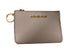 Michael Kors Jet Set Small Leather Zip Coin Pouch in Powder Blush w/ Gold Hardware