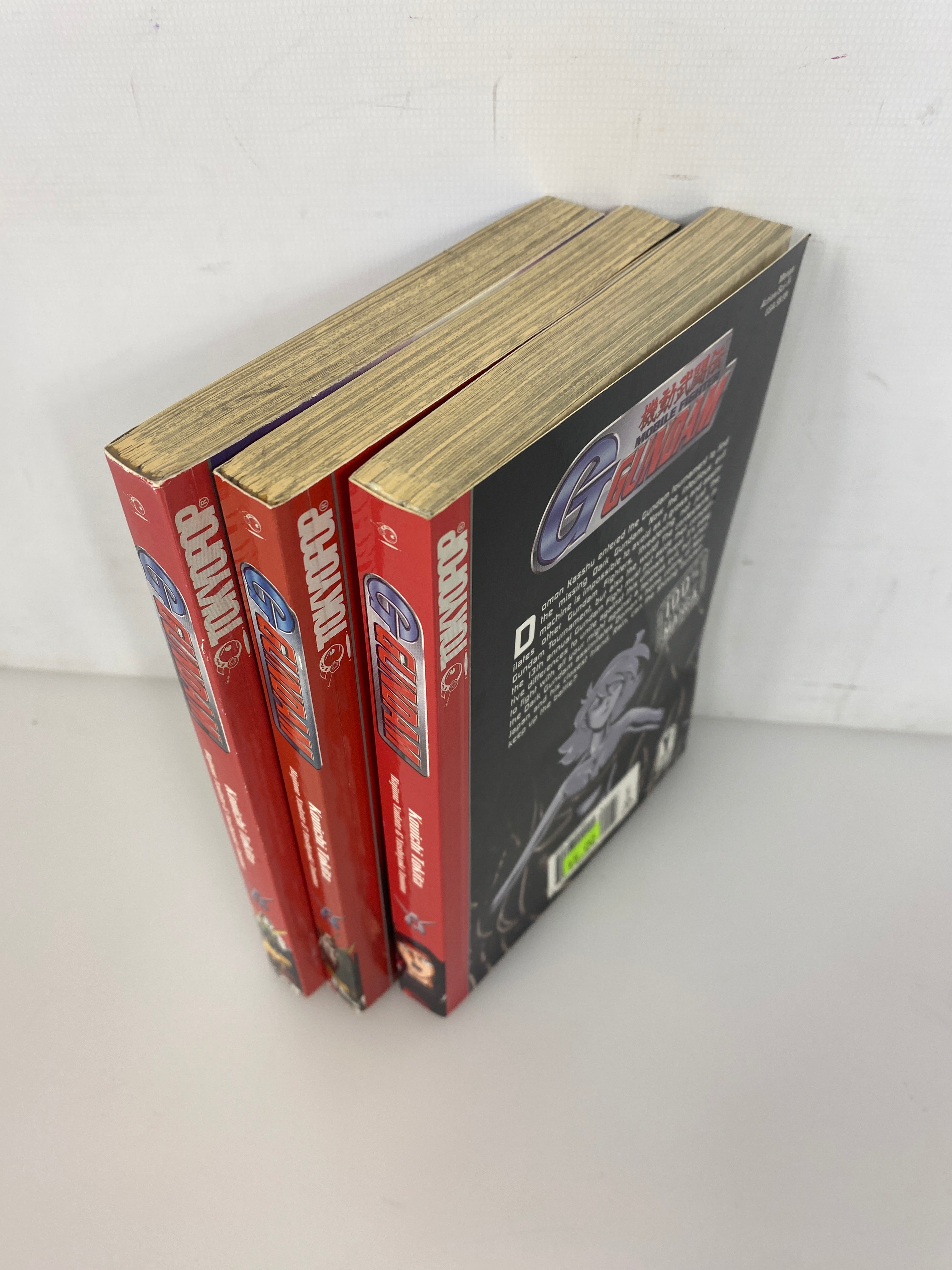 Lot of 3 Gundam Mobile Fighter 1-3 Manga 2003