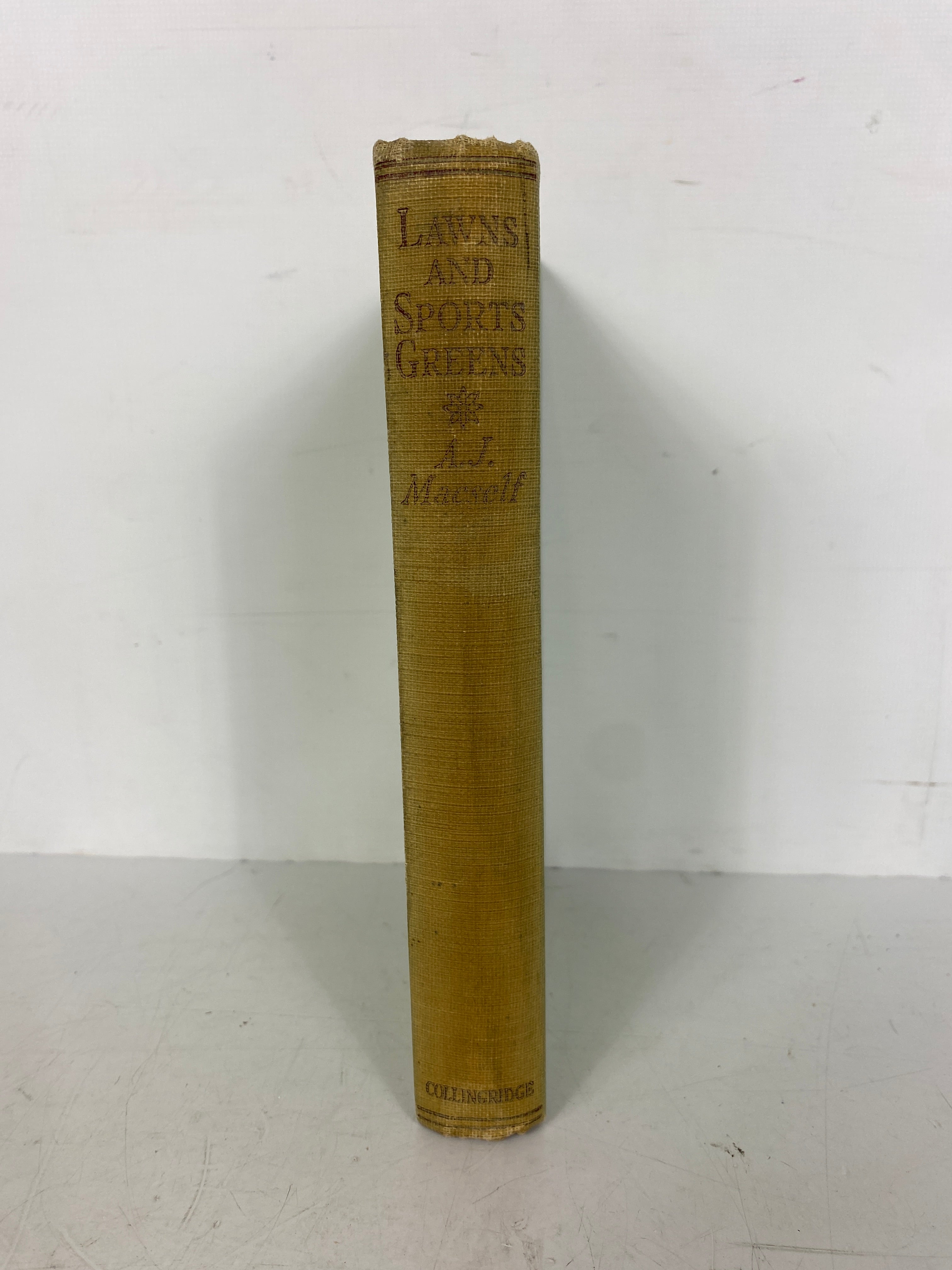 Lawns & Sports Greens by A.J. Macself c1947 Vintage HC
