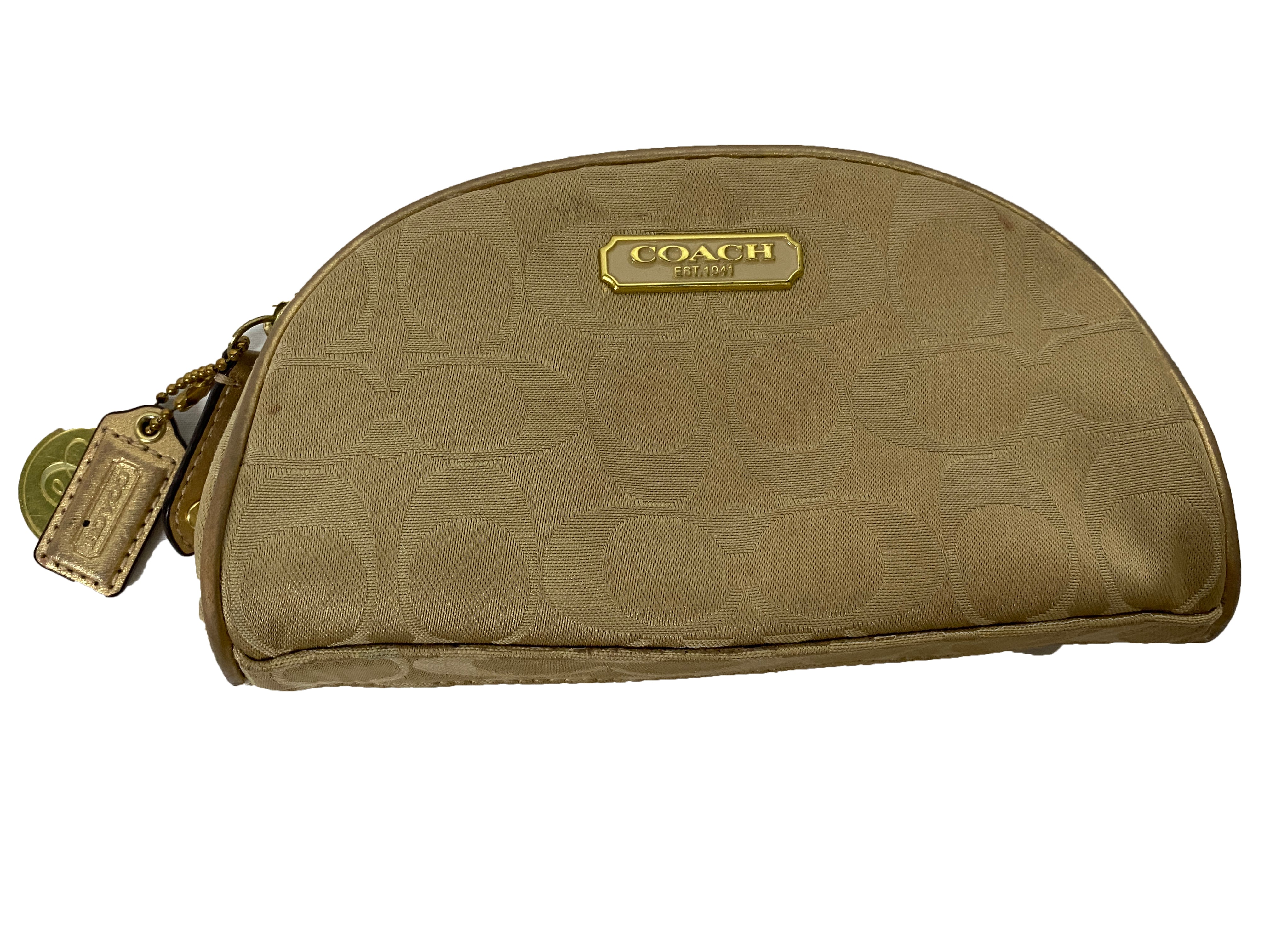 Coach and Estee Lauder Collaboration Limited Edition Cosmetic Pouch