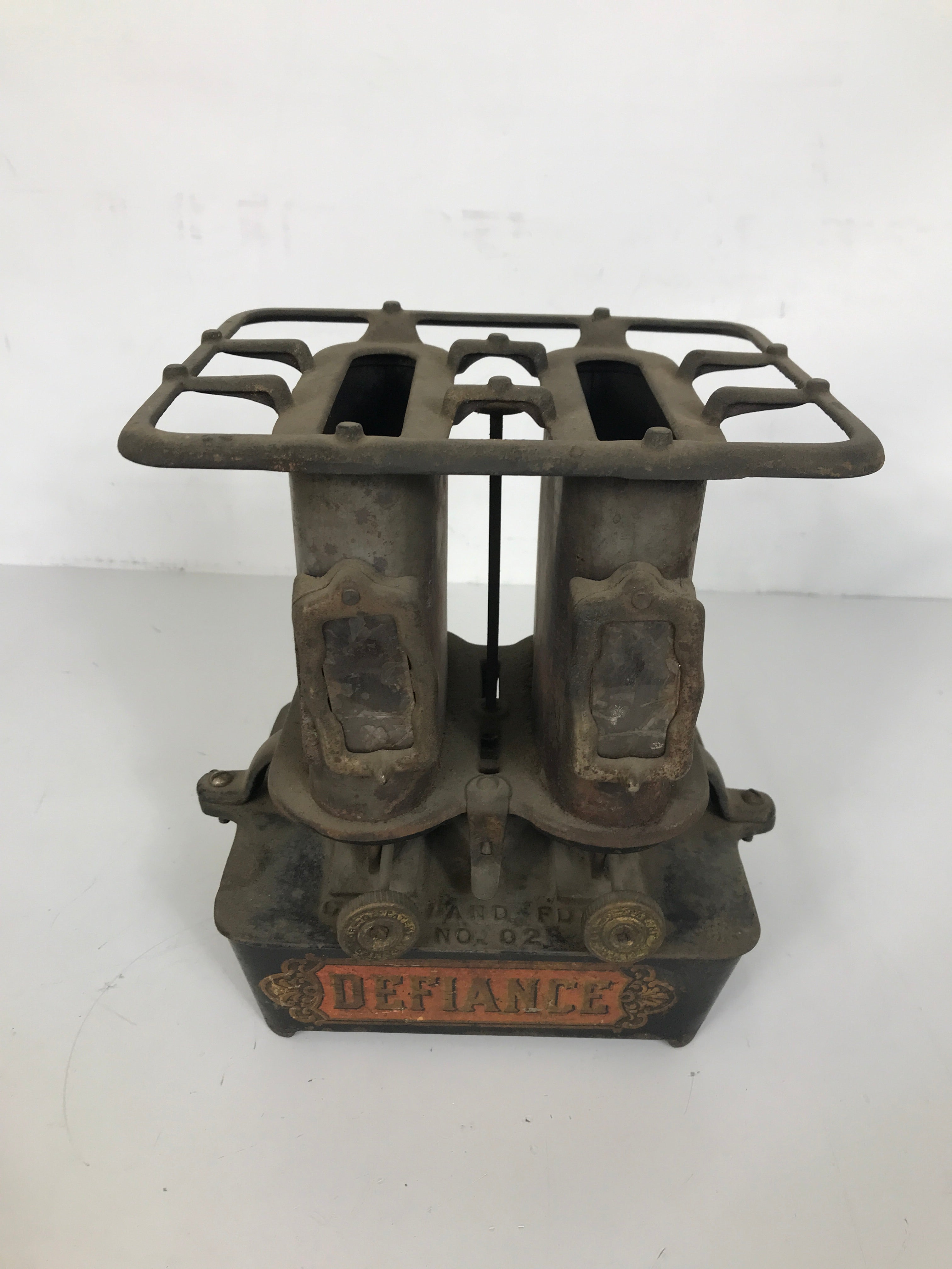 Antique 1895 Defiance Portable Kerosene Cookstove Cleveland FDY Co. No. 2