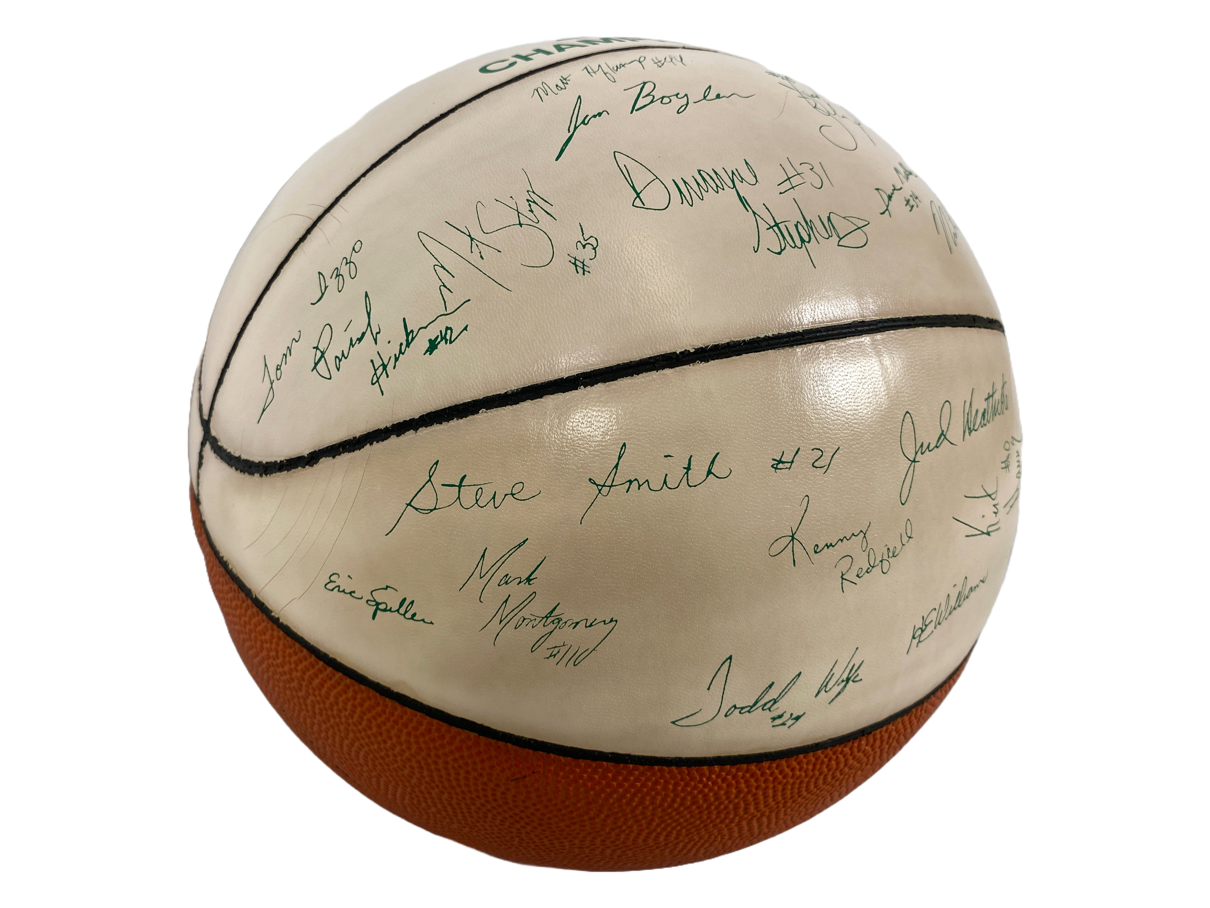 Big Ten Champions 1990 Michigan State Autographed Basketball #1