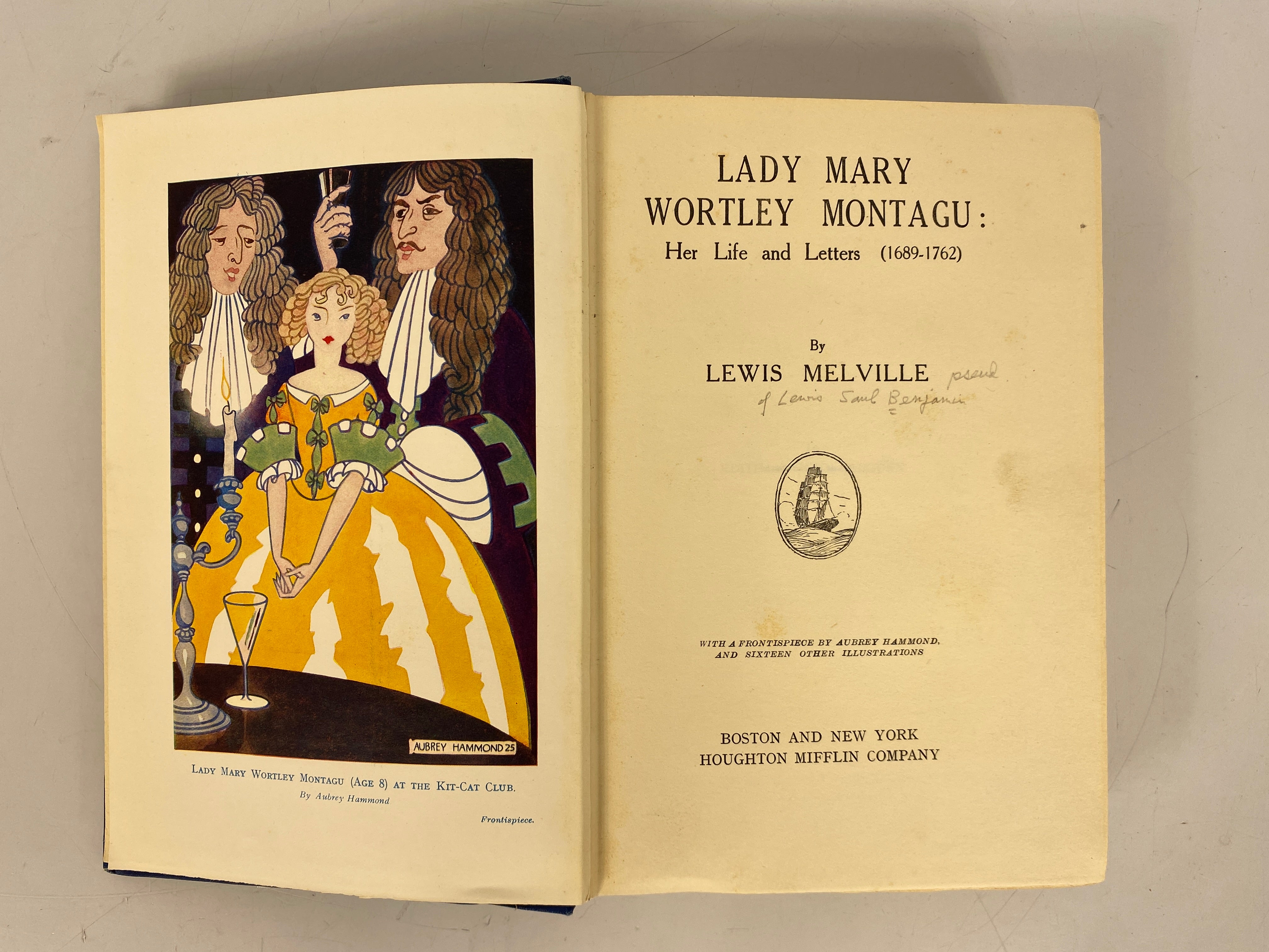 Lady Mary Wortley Montagu: Her Life & Letters Lewis Melville HC