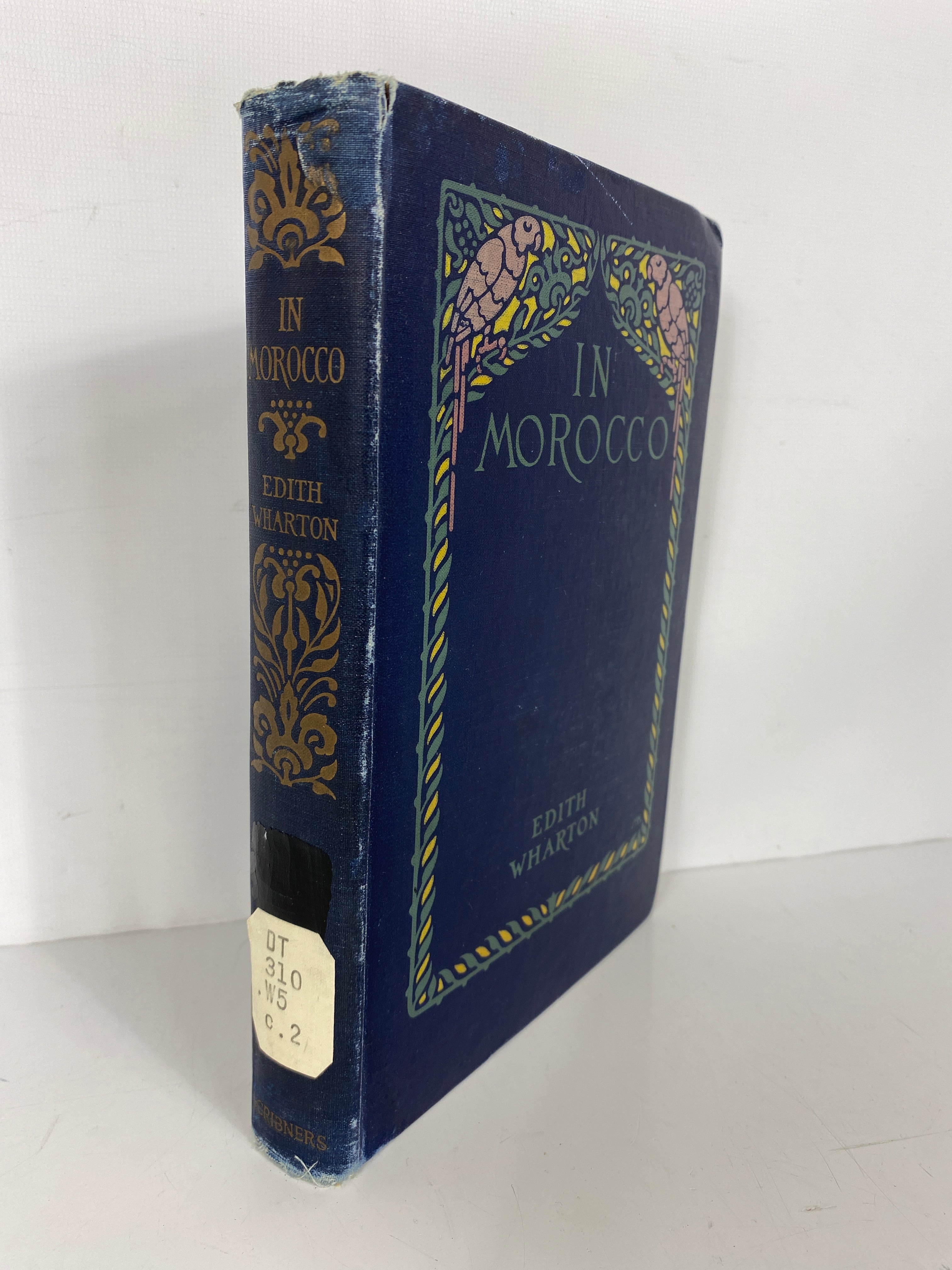 In Morocco by Edith Wharton 1920 1st Edition HC Ex-Library