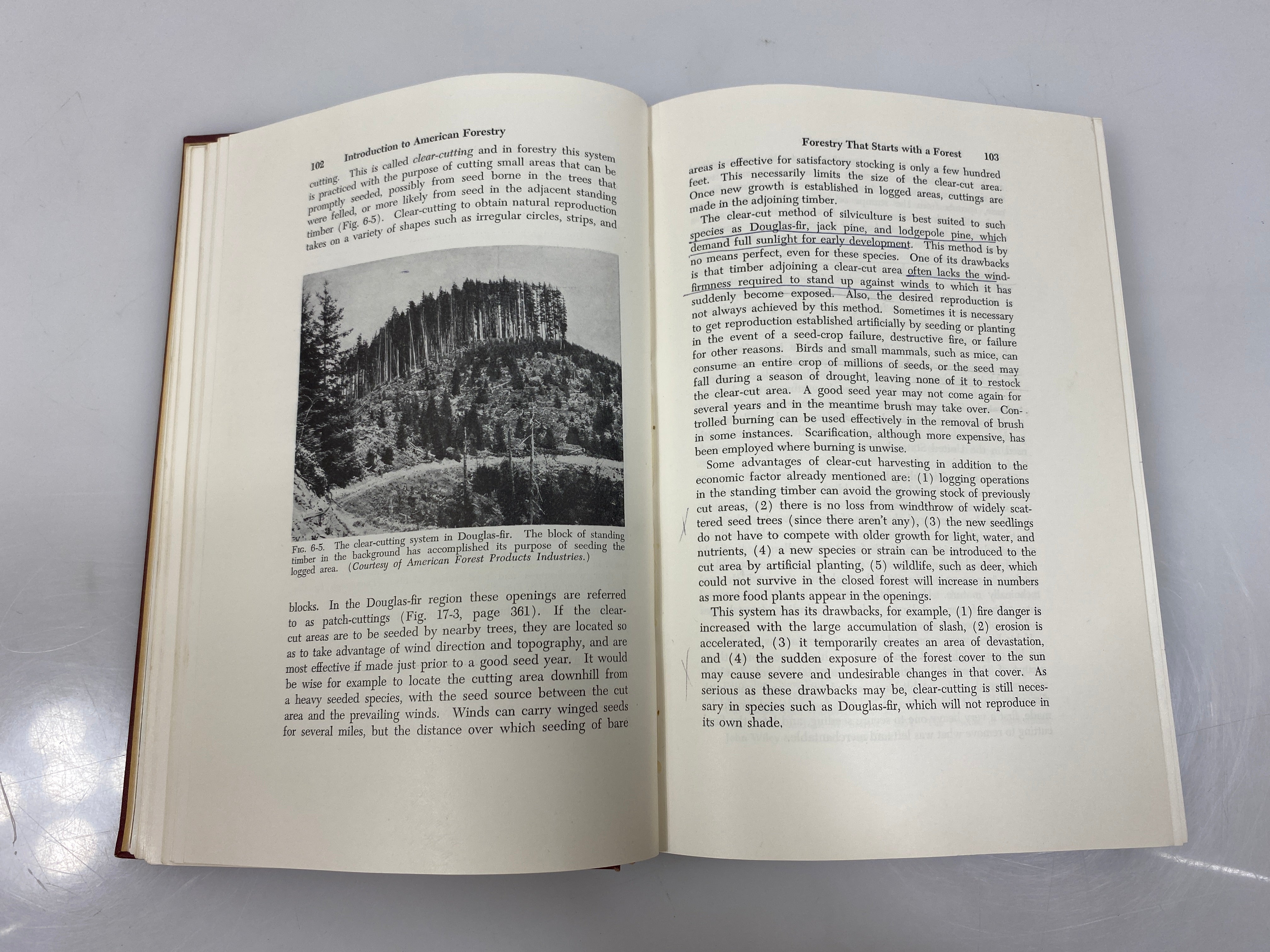 An Introduction to American Forestry by Allen/Sharpe 1960 HC