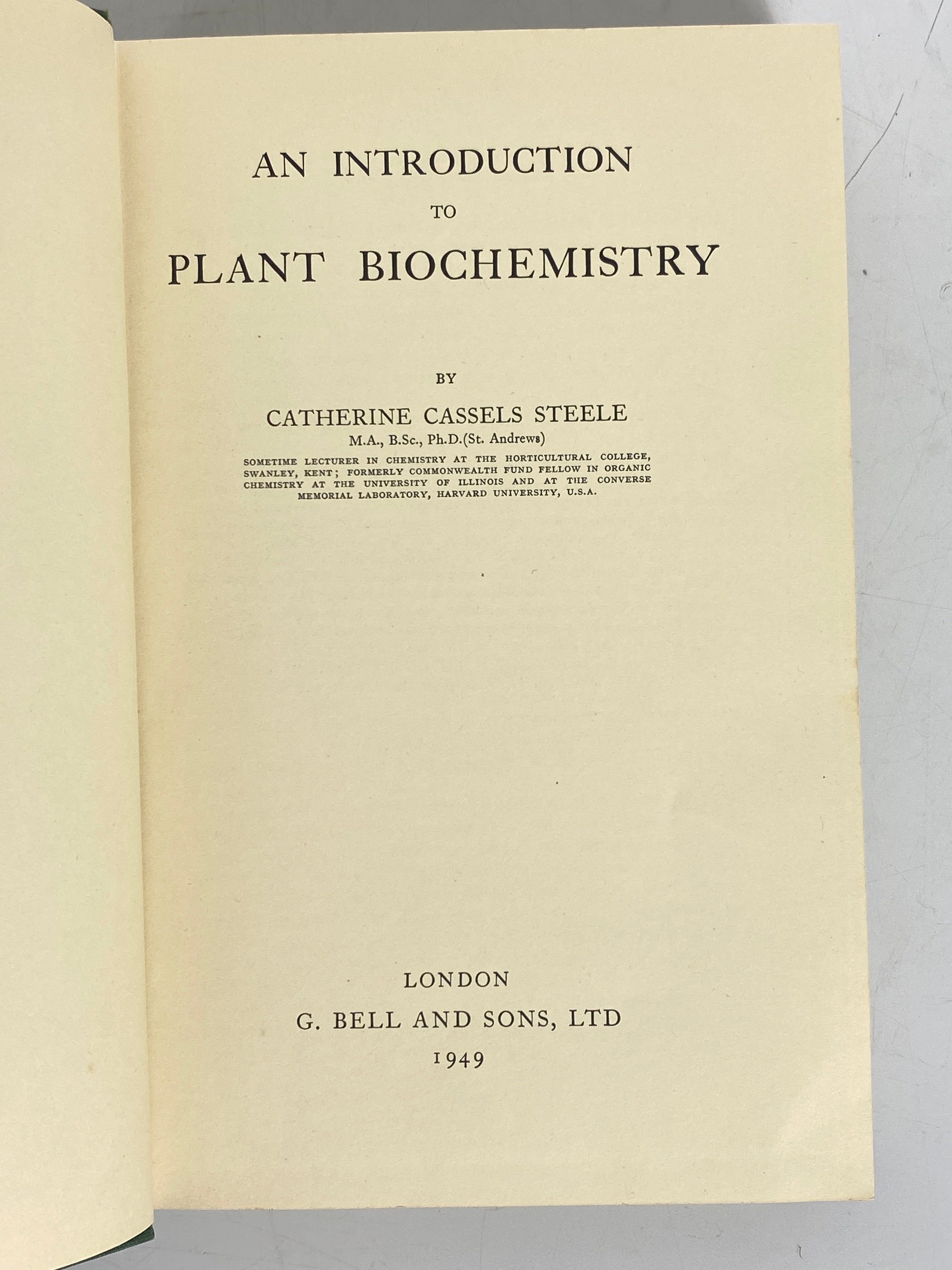 2 Vols: A Textbook of General Botany/An Introduction to Plant Biochemistry