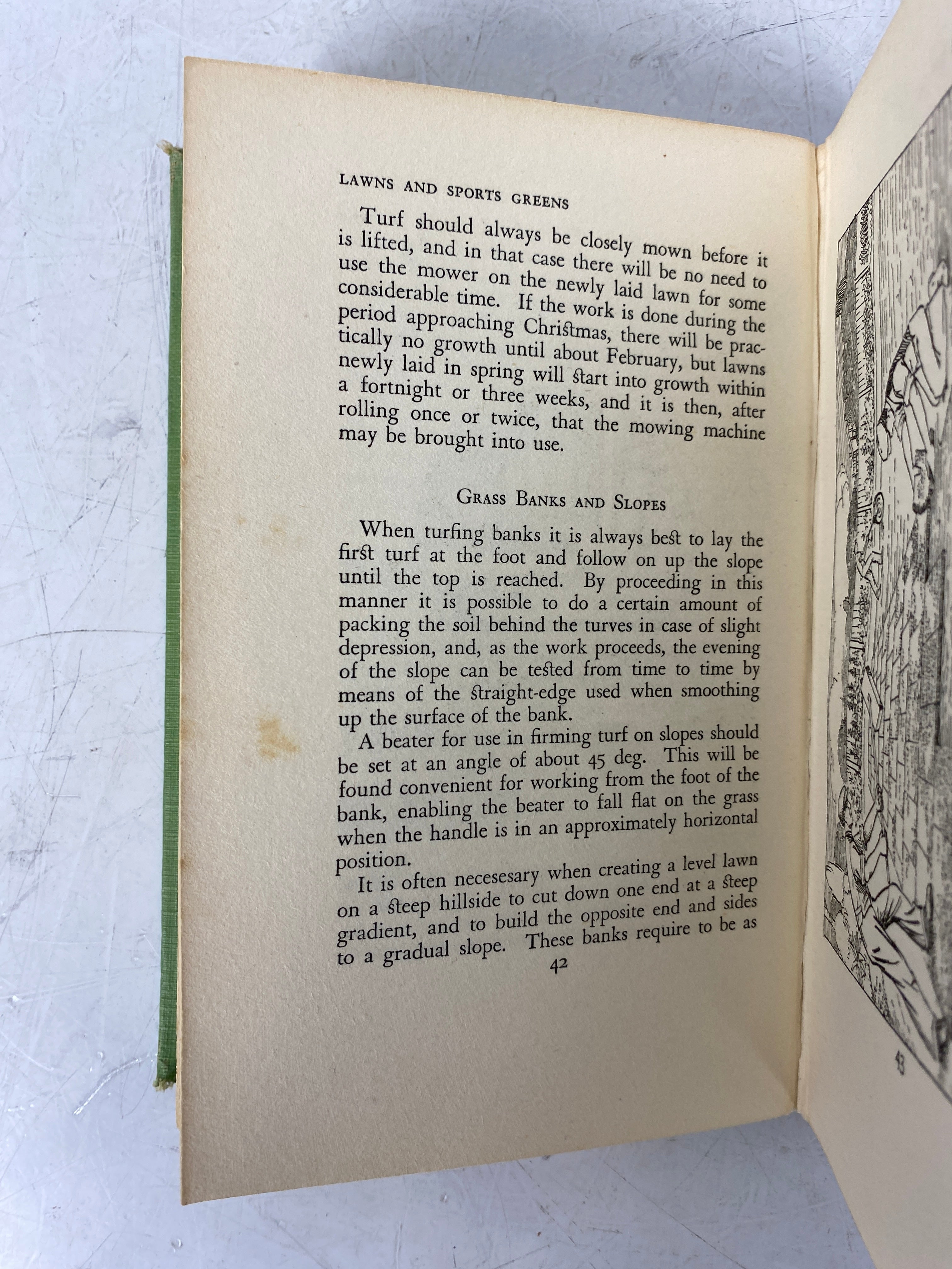 Lawns & Sports Greens by A.J. Macself c1947 Vintage HC