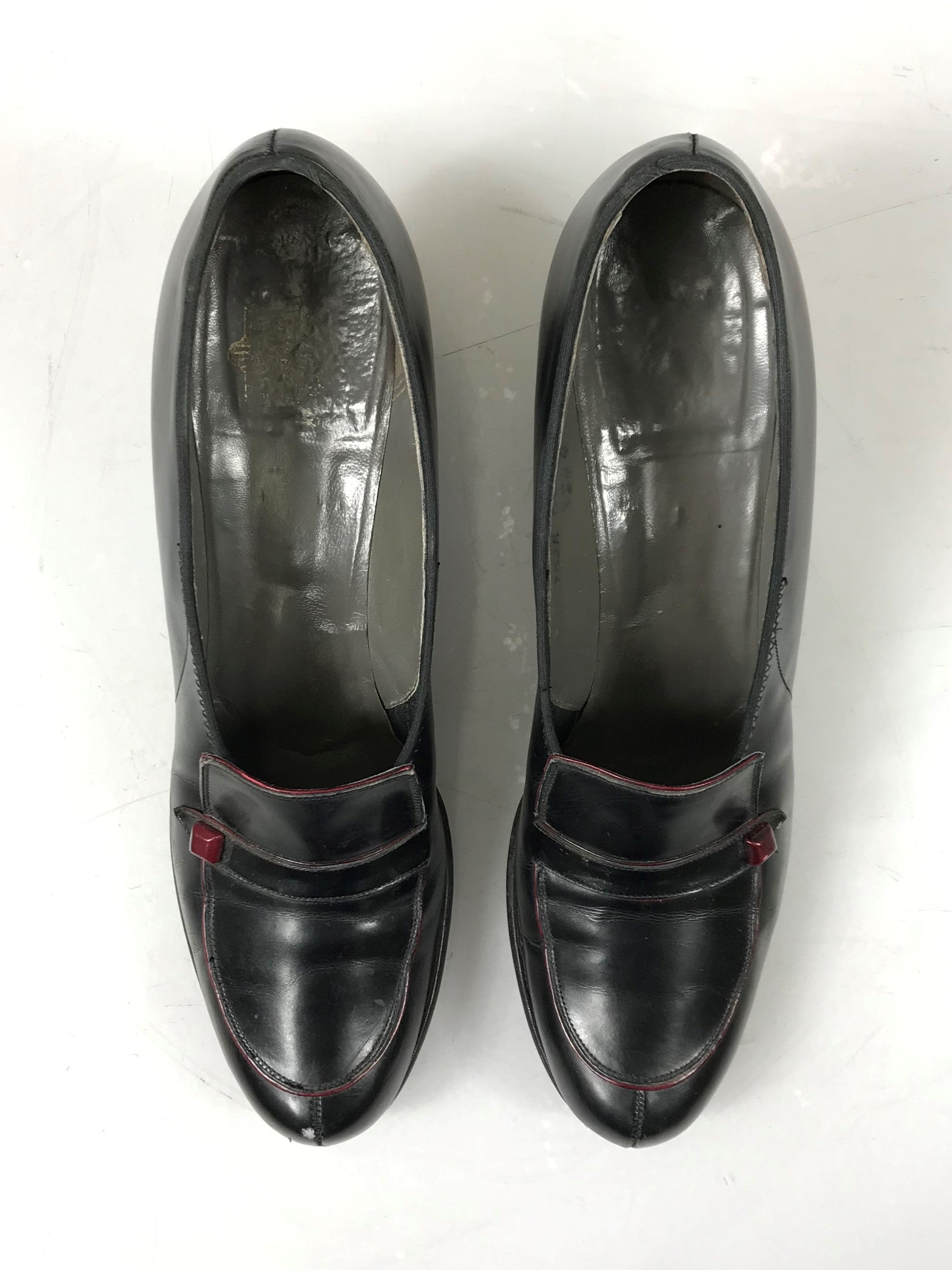 Vintage Black Pumps Women's Size 9 1/2
