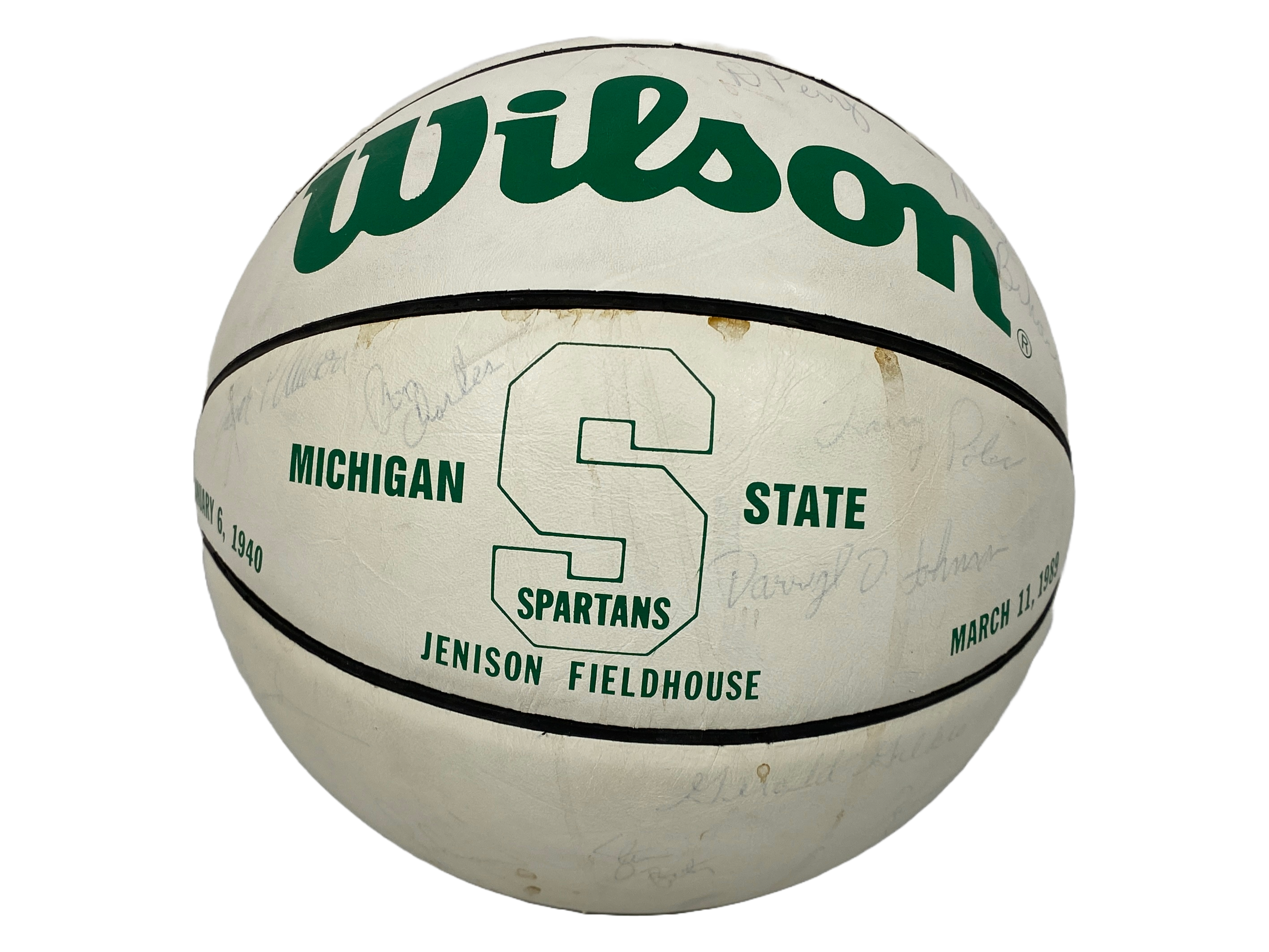 Michigan State Spartans Autographed Basketball