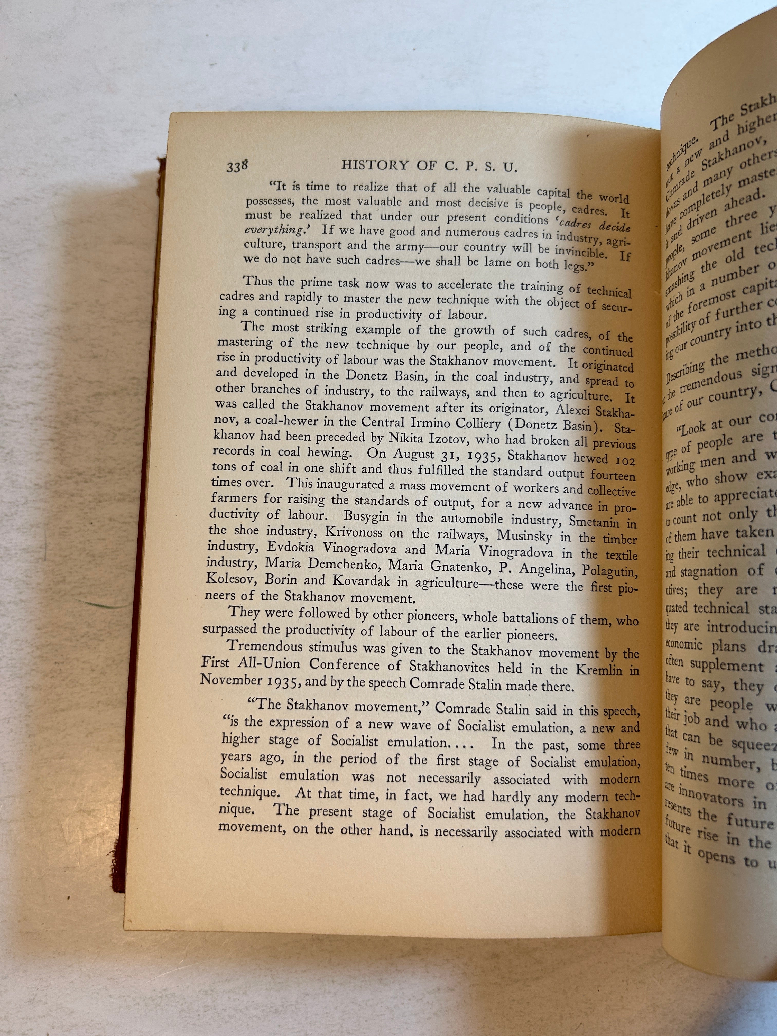 History of the Communist Party of the Soviet Union 1939 International Pub HC