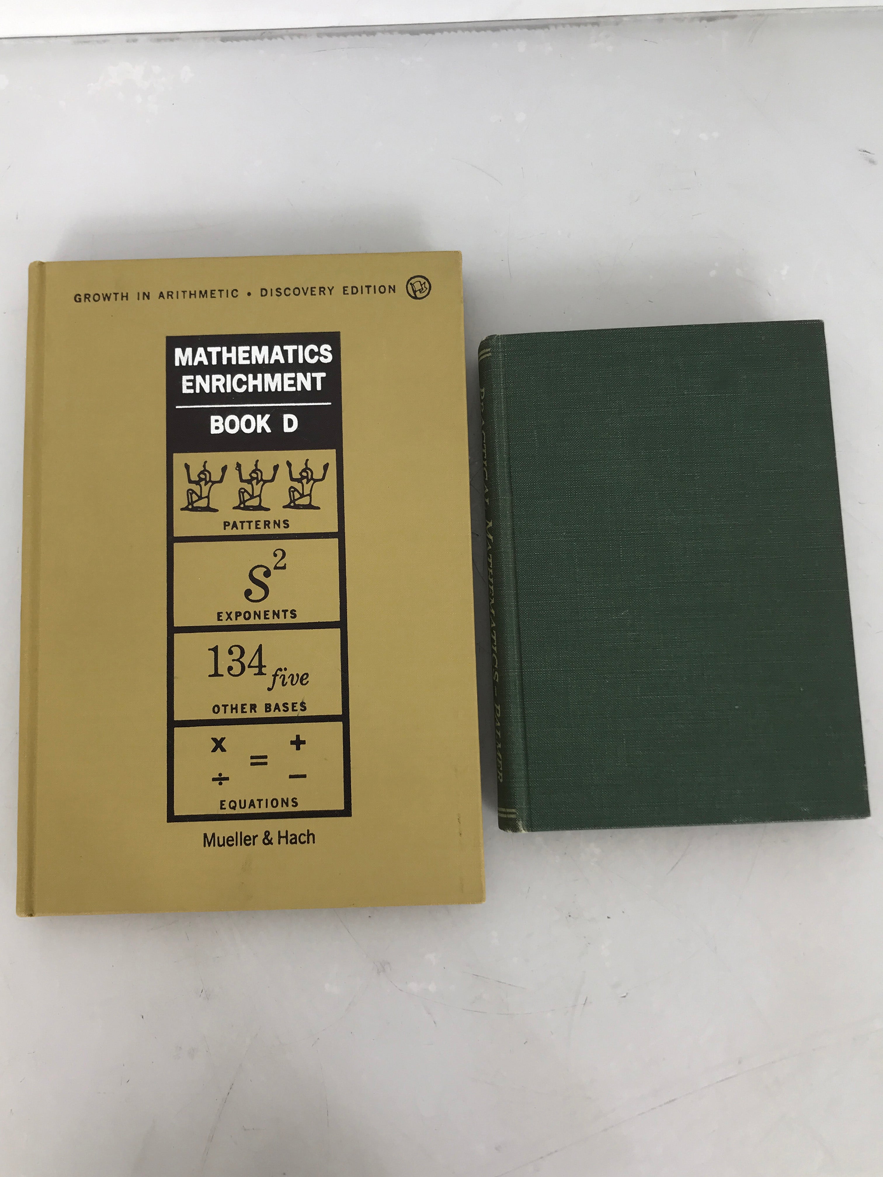 Lot of 2 Mathematics Books 1930, 1963 HC