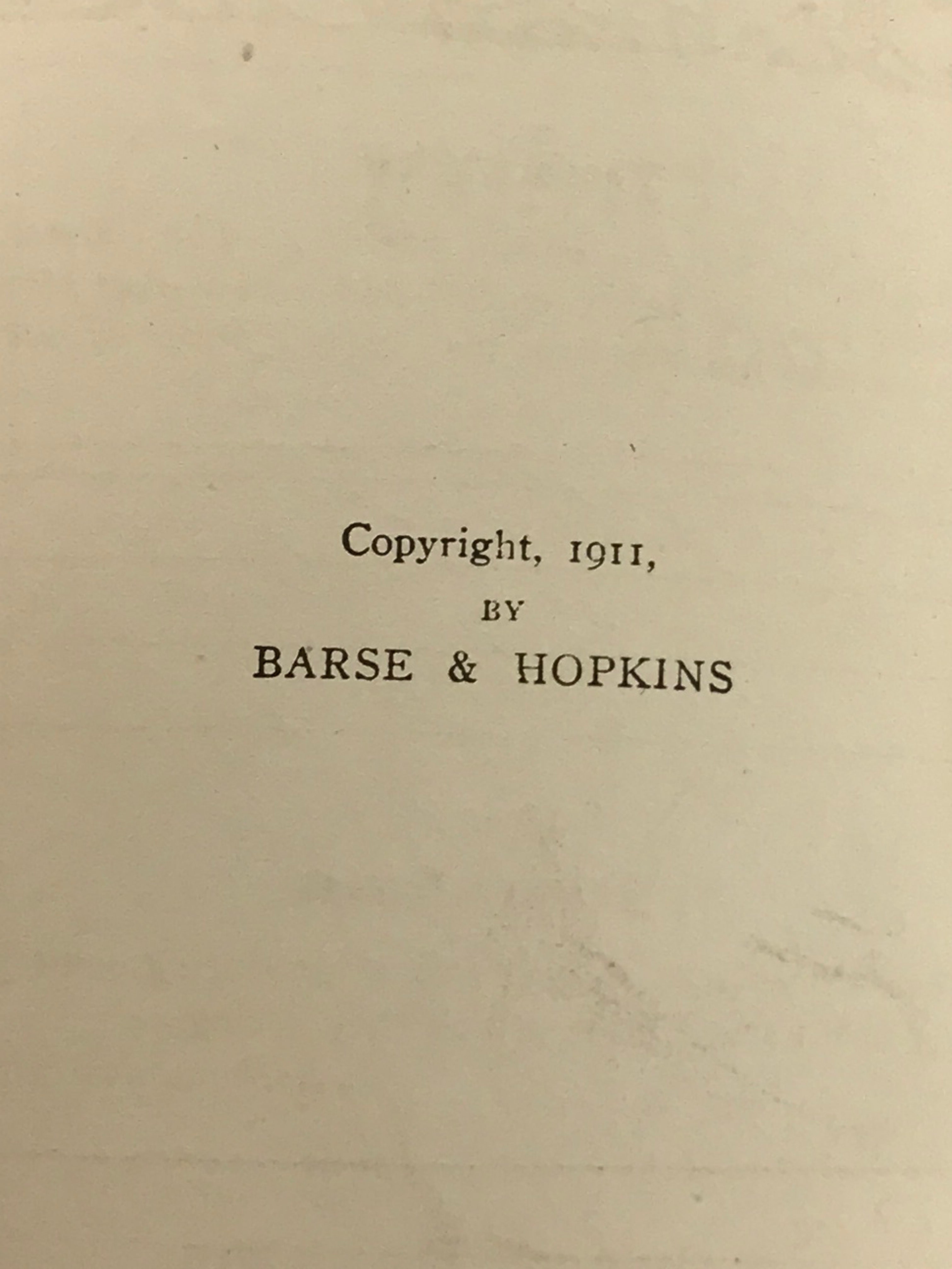 Dickens Birthday Book Barse & Hopkins 1911 HC