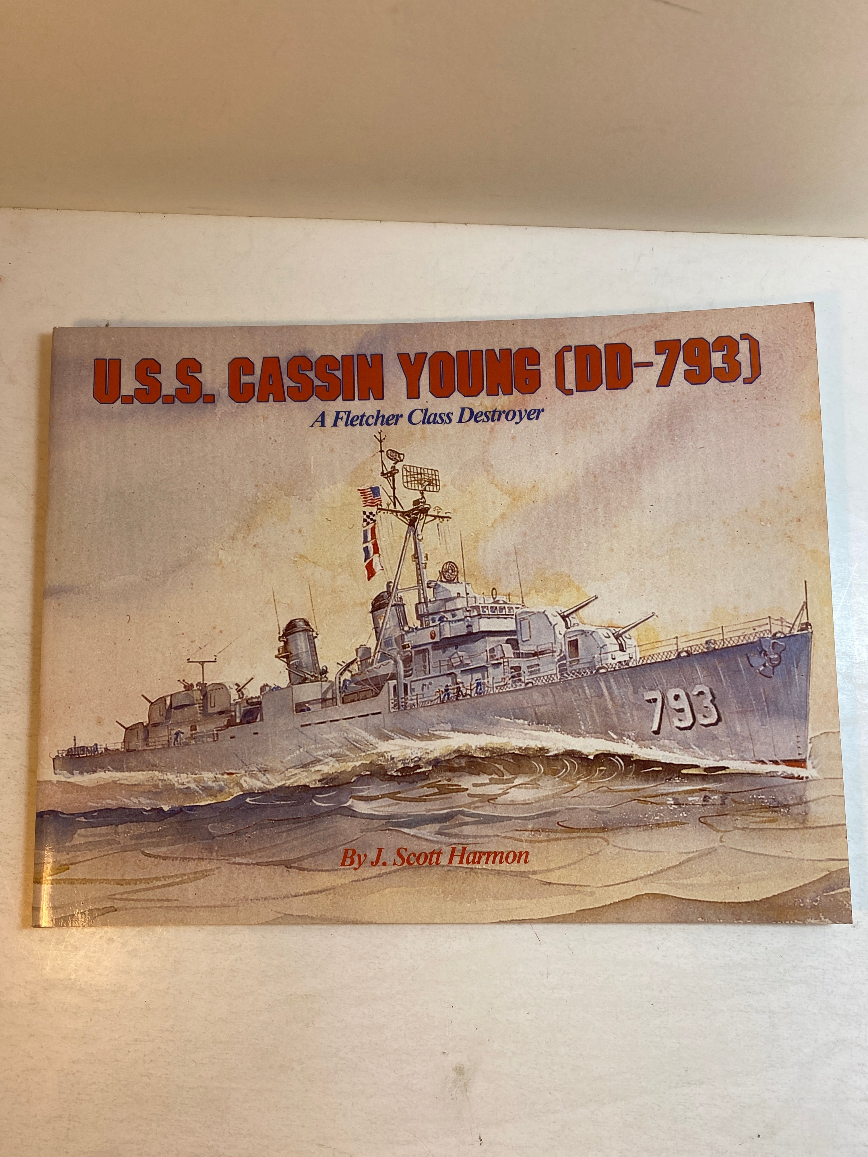 USS Cassin Young DD-793 Destroyer 1985 J. Scott Harmon SC