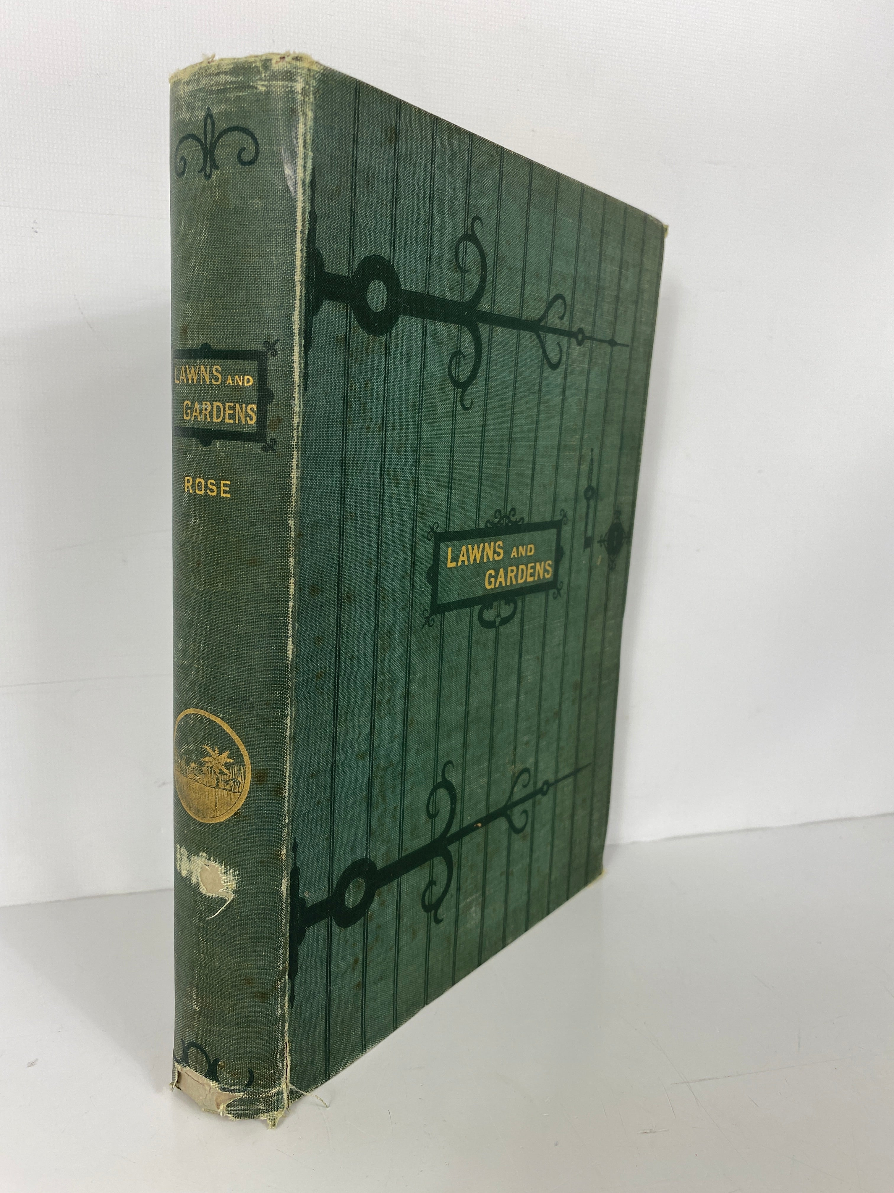 Lawns and Gardens N. Jonsson-Rose 1897 1st Ed Antique HC