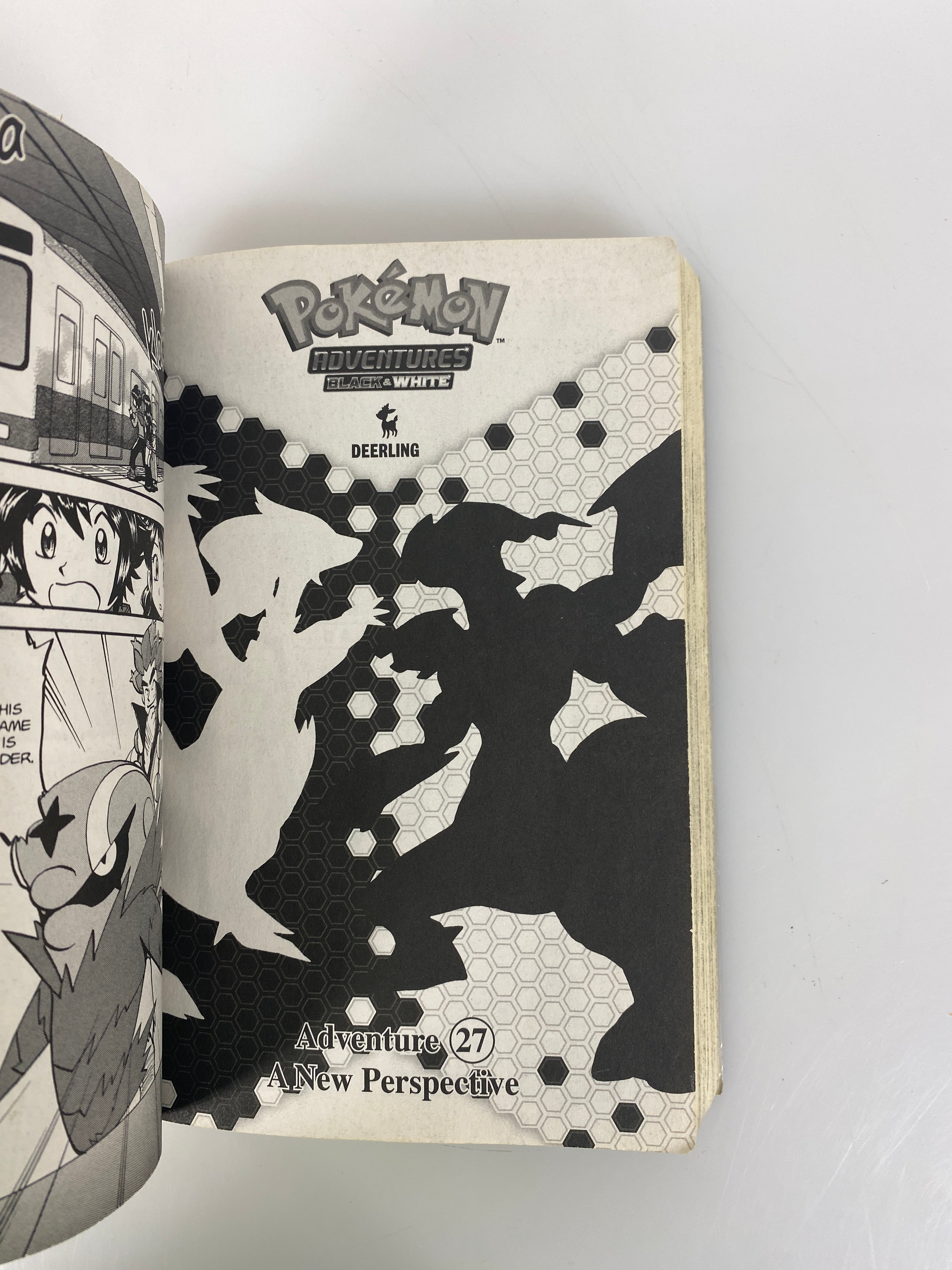 Lot of 2 Pokemon Black and White Adventures Manga 1, 4 2013-2014
