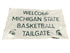 Welcome Michigan State Basketball Tailgate Banner