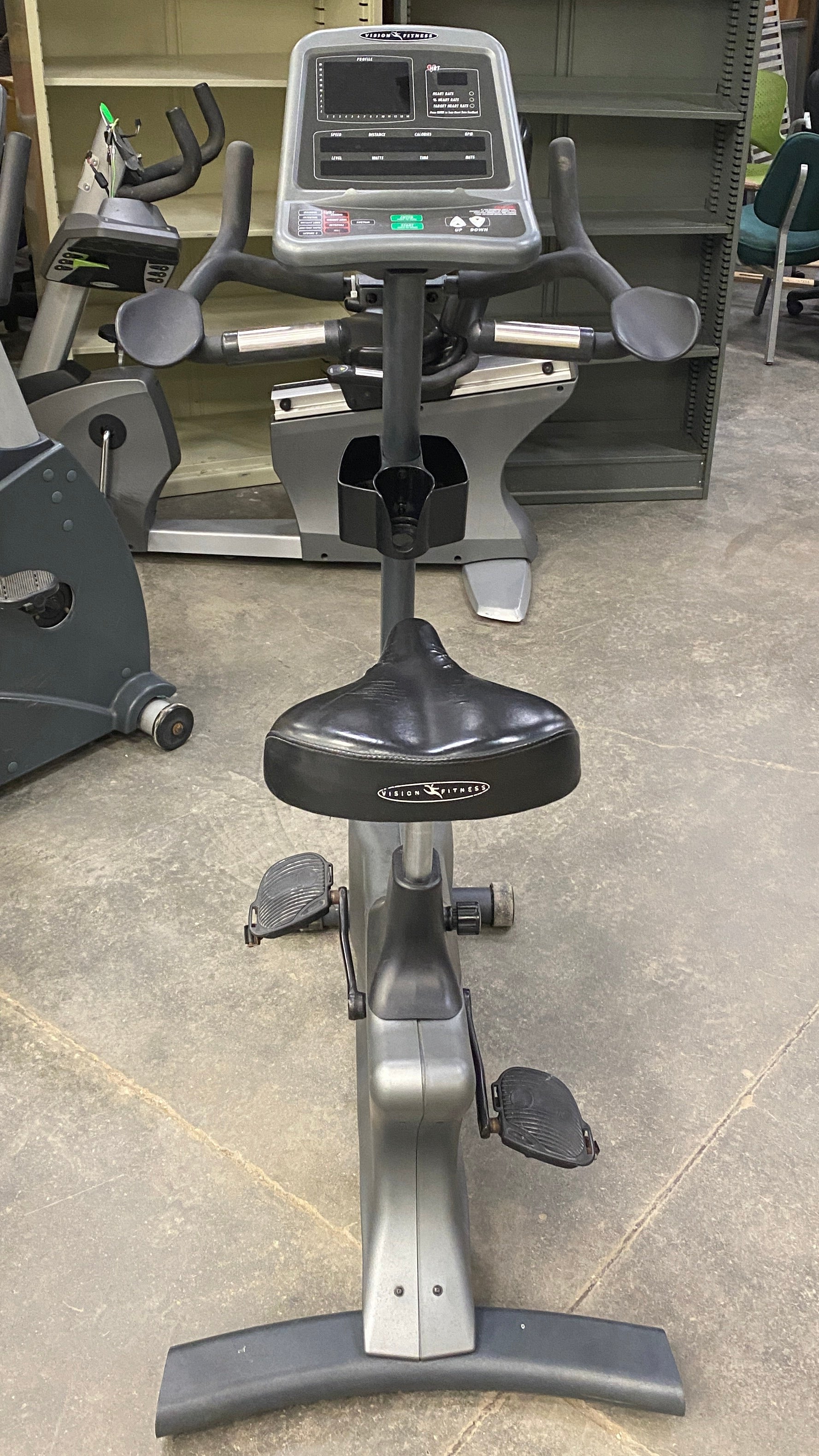 Vision Fitness #HRT-E3600 Stationary Bike Machine