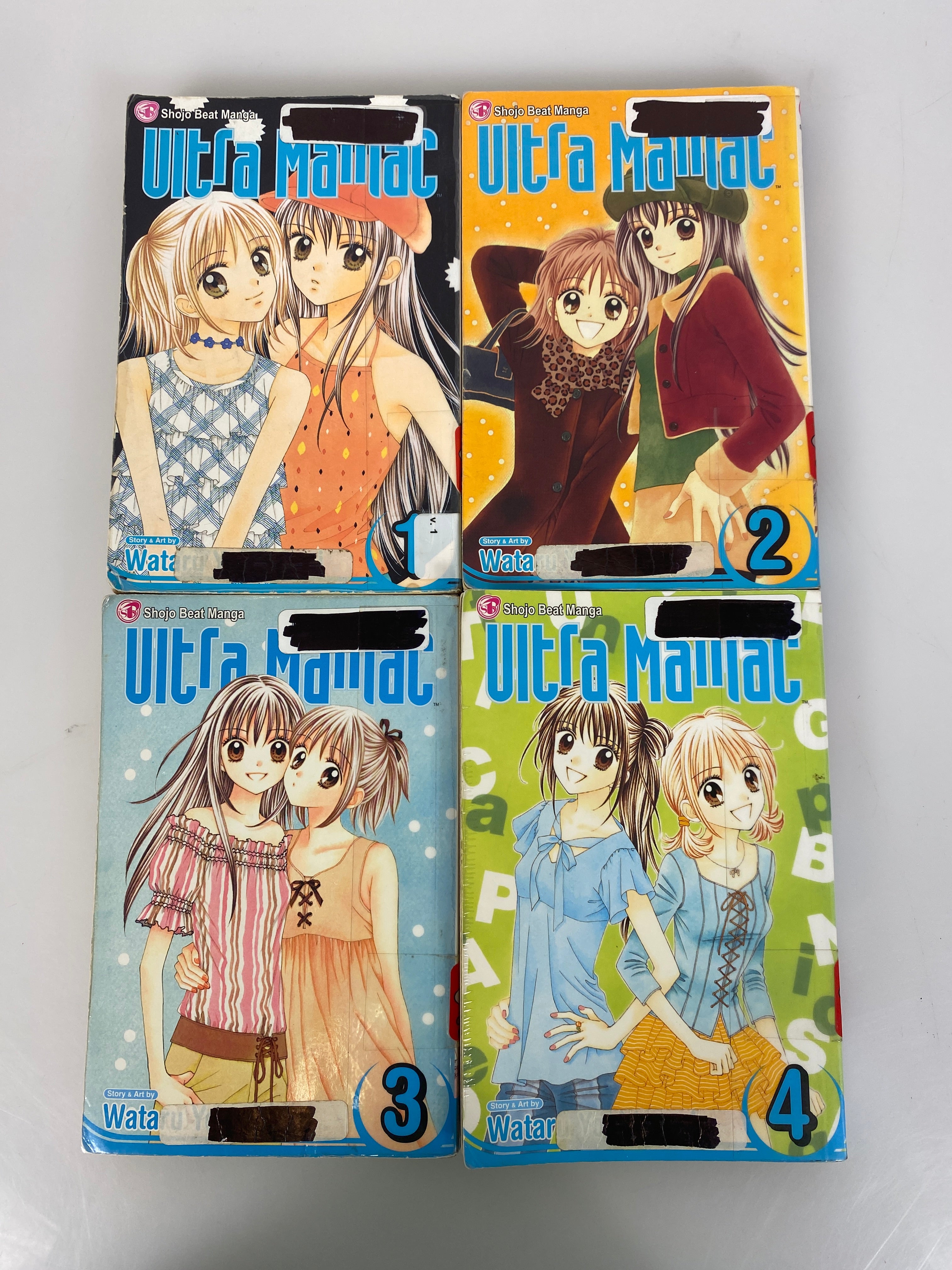 Lot of 4 Ultra Maniac Manga Waitaru Yoshizumi 1-4 2005-2006