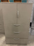 Steelcase Grey 2 Door 3 Lateral Drawer File Cabinet