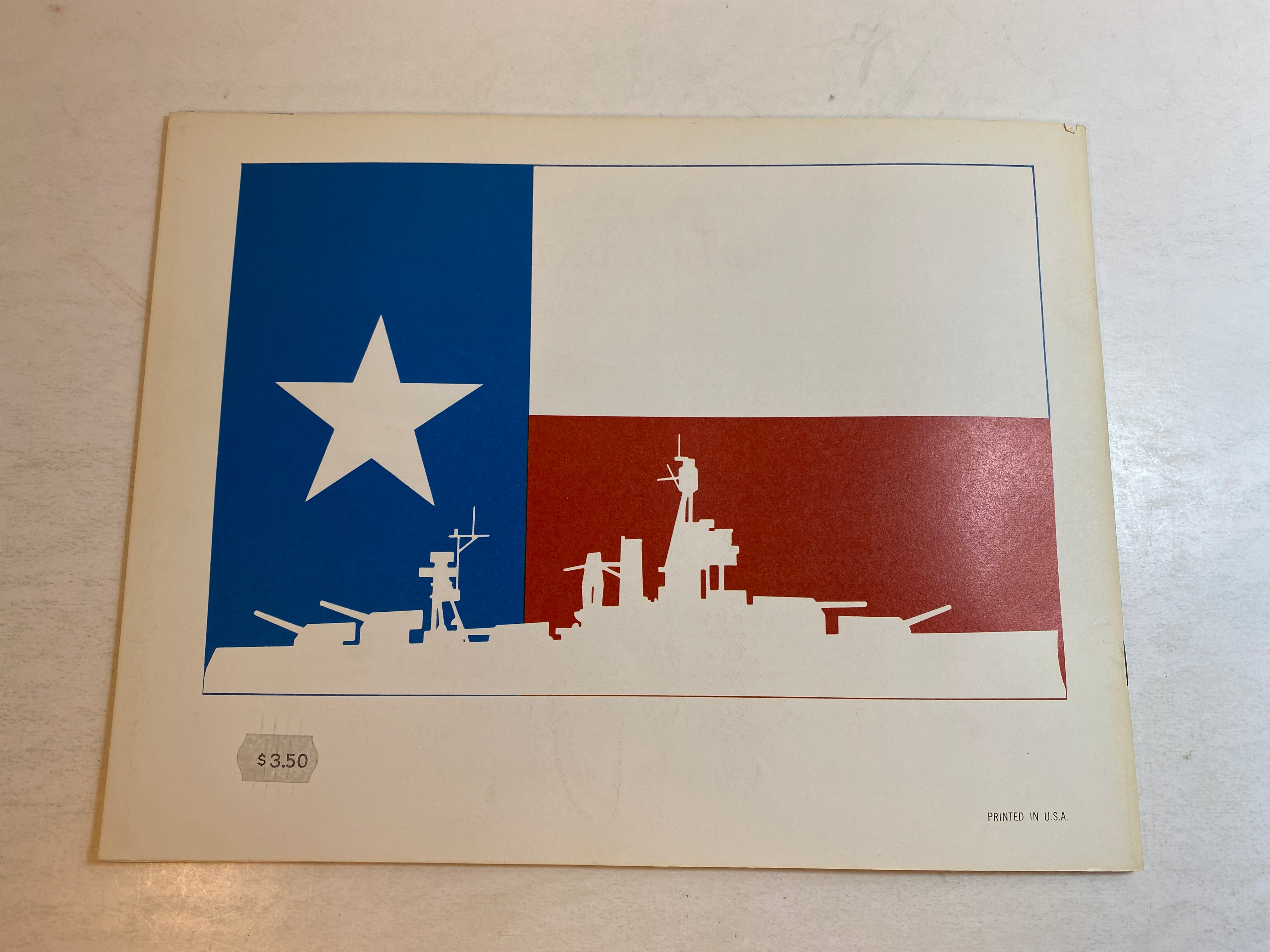 USS Texas BB35 Ship's Data 6 1976 Leeward Publications