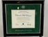 Church Hill Classics MSU Black and Green Two Toned Diploma Frame #2